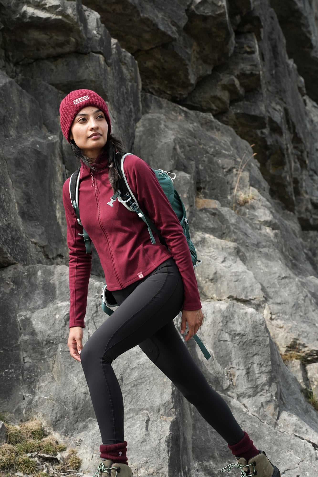 Endurasoft Full Zip - Cabernet