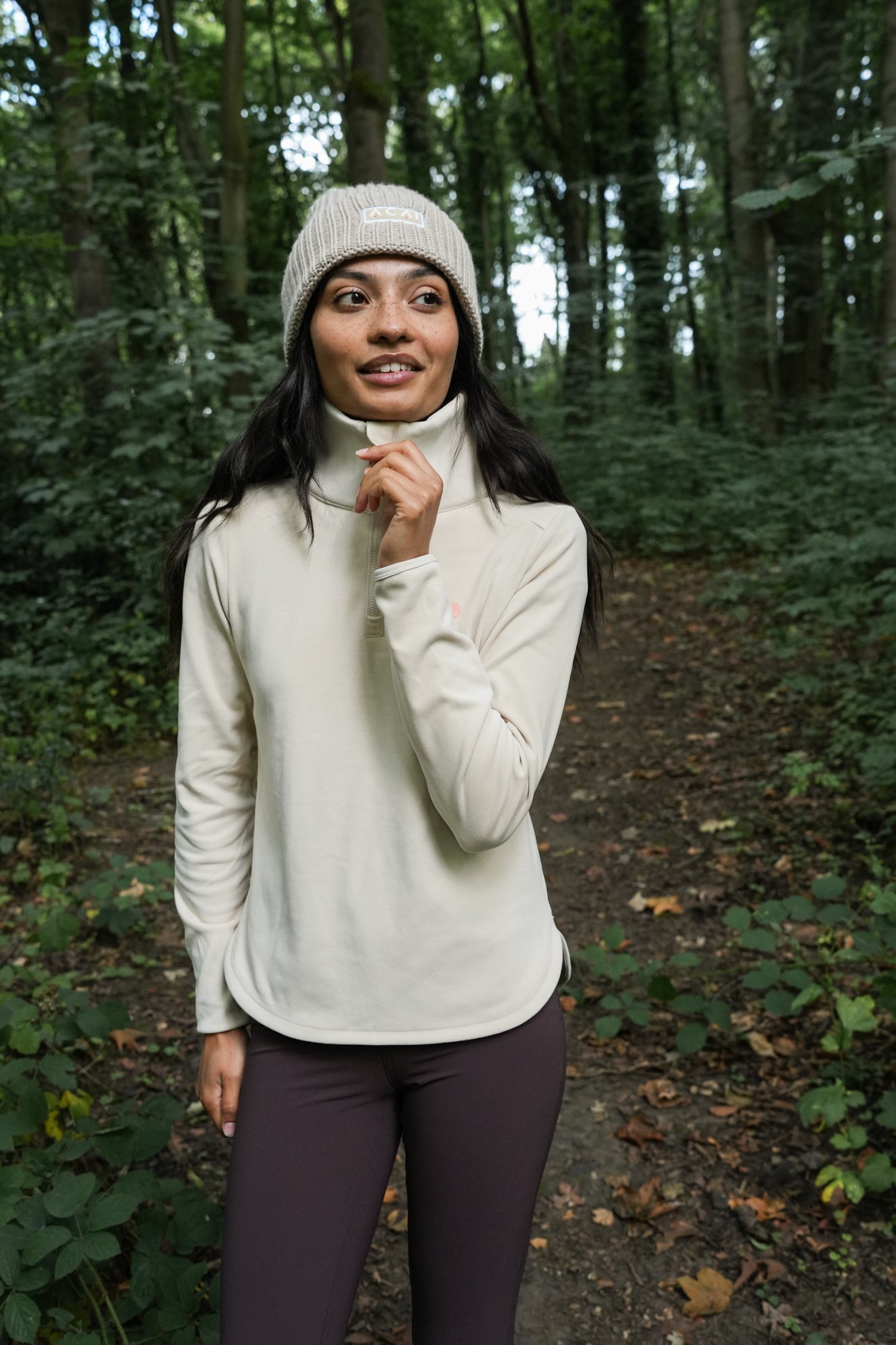 Endurasoft Quarter Zip - Off White