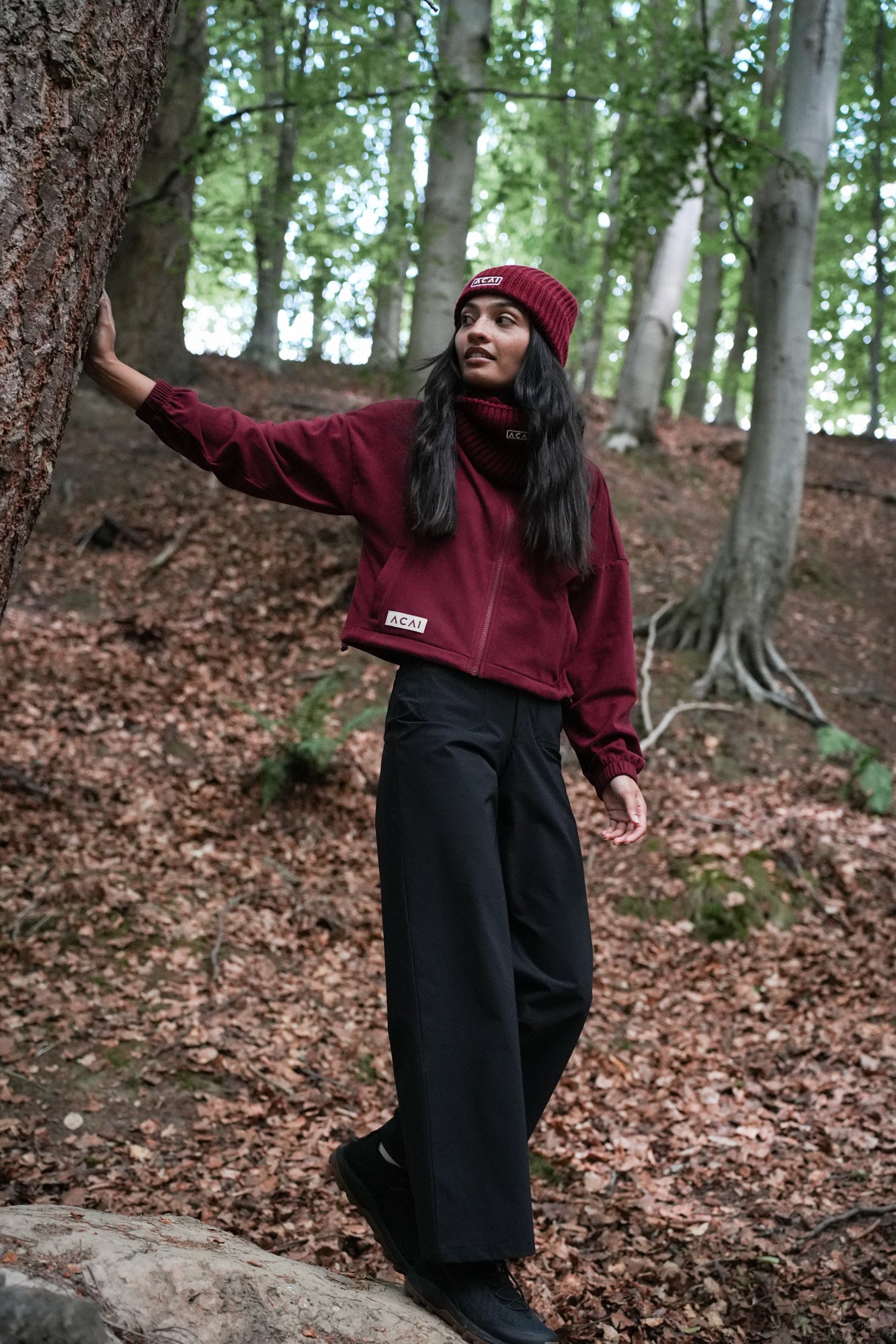 Shower-Resistant Straight Leg Trousers – Durable Stretchy ACAI