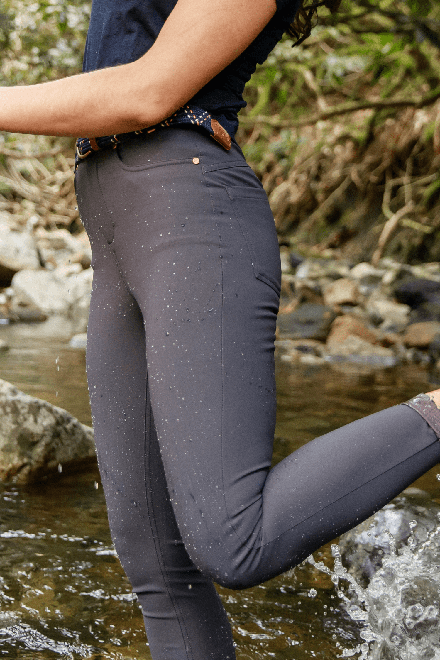 High-Abrasion Aventurite Trousers - Obsidian Trousers  