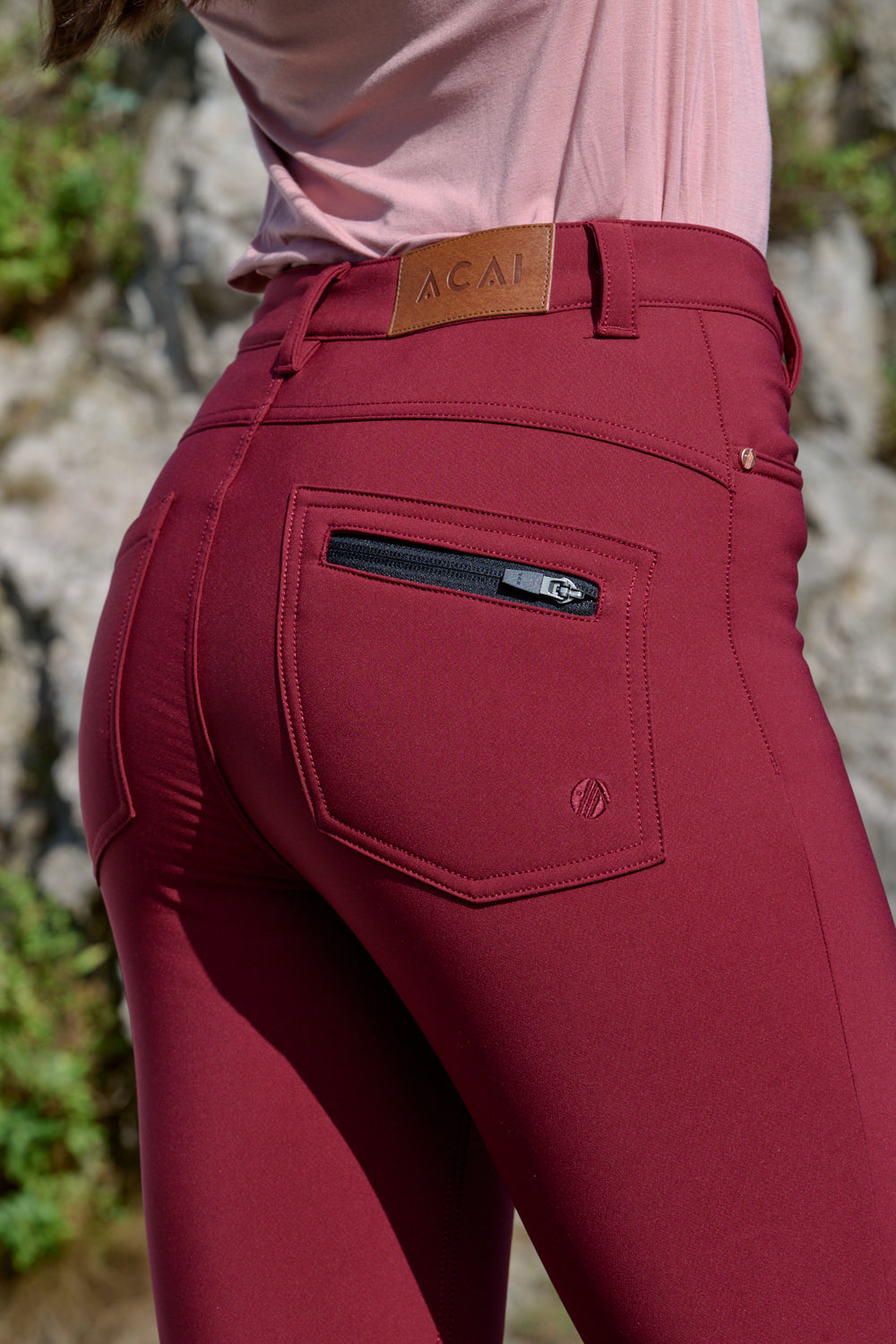 MAX Stretch Thermal Skinny Outdoor Trousers - Cabernet