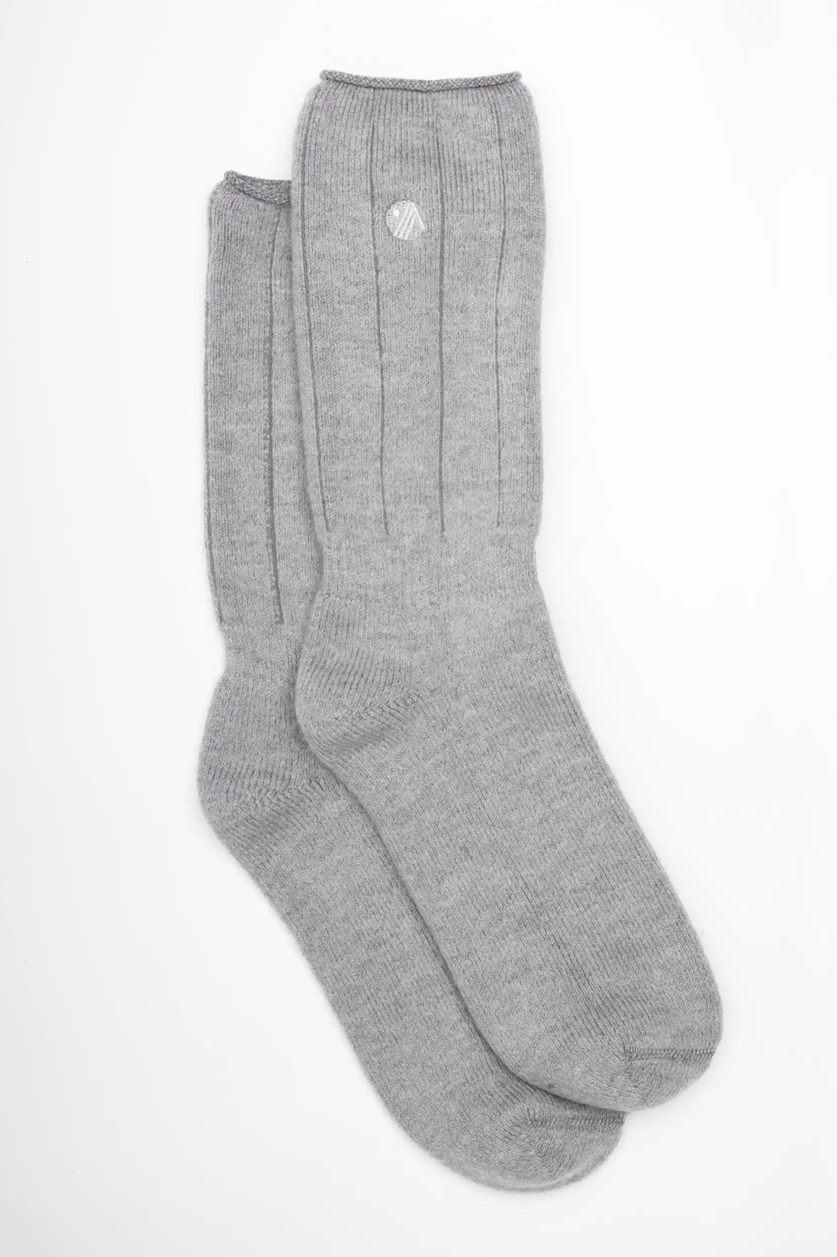 Merino Wool Hiking Socks - Heather Grey Socks