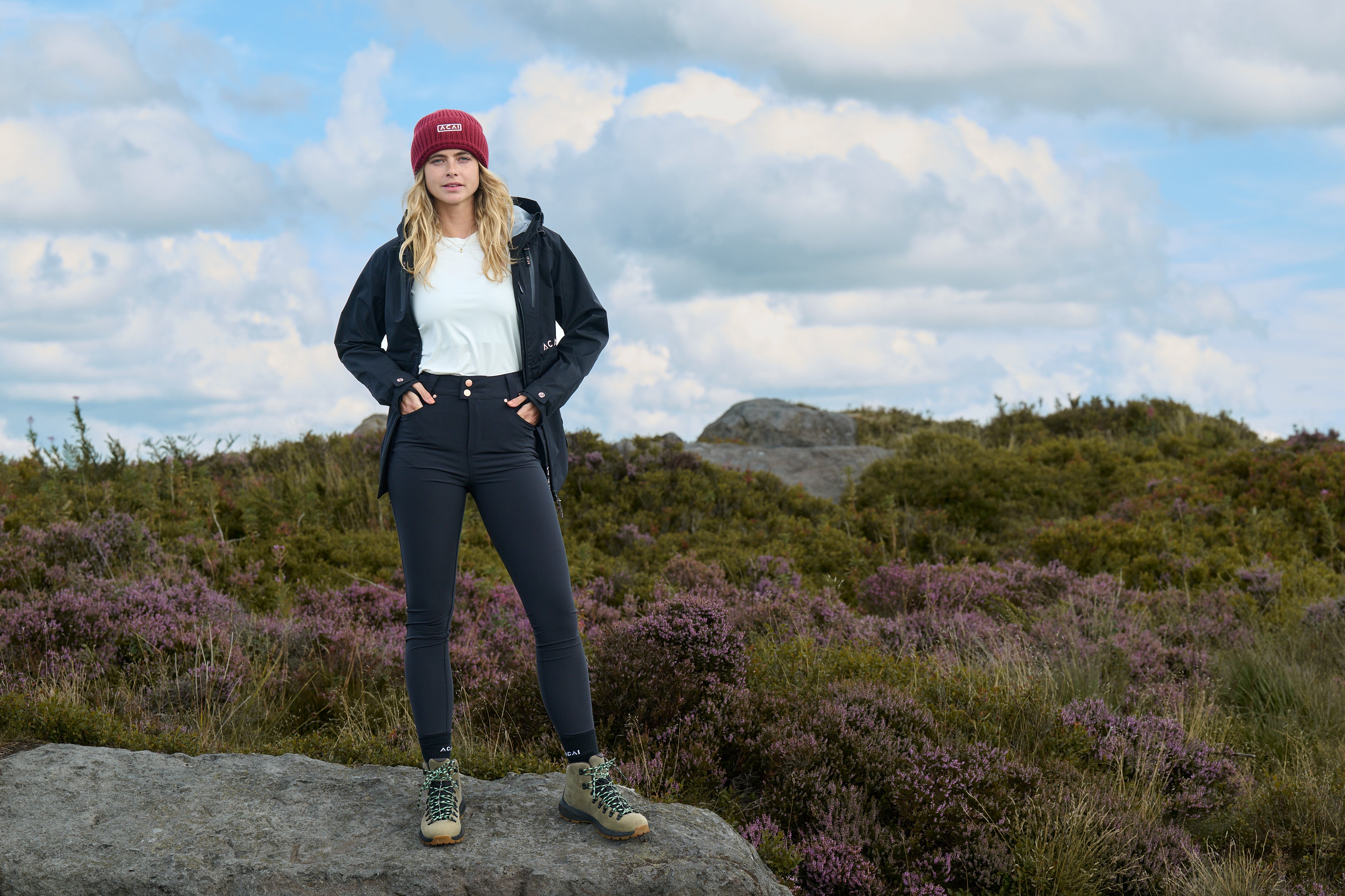 MAX Stretch Shape Skinny Outdoor Trousers - Black