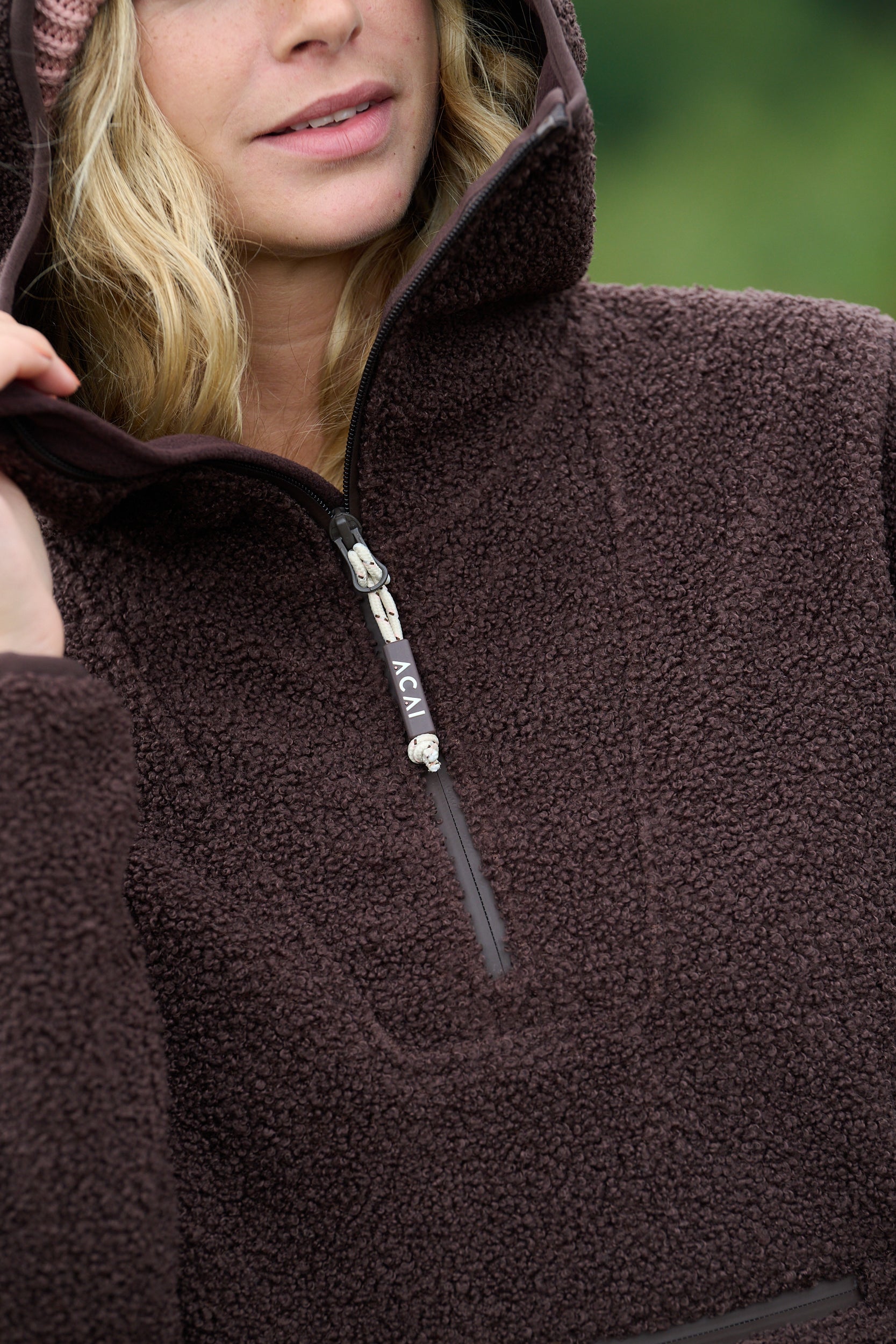 Windproof Gale Fleece - Chocolate Plum