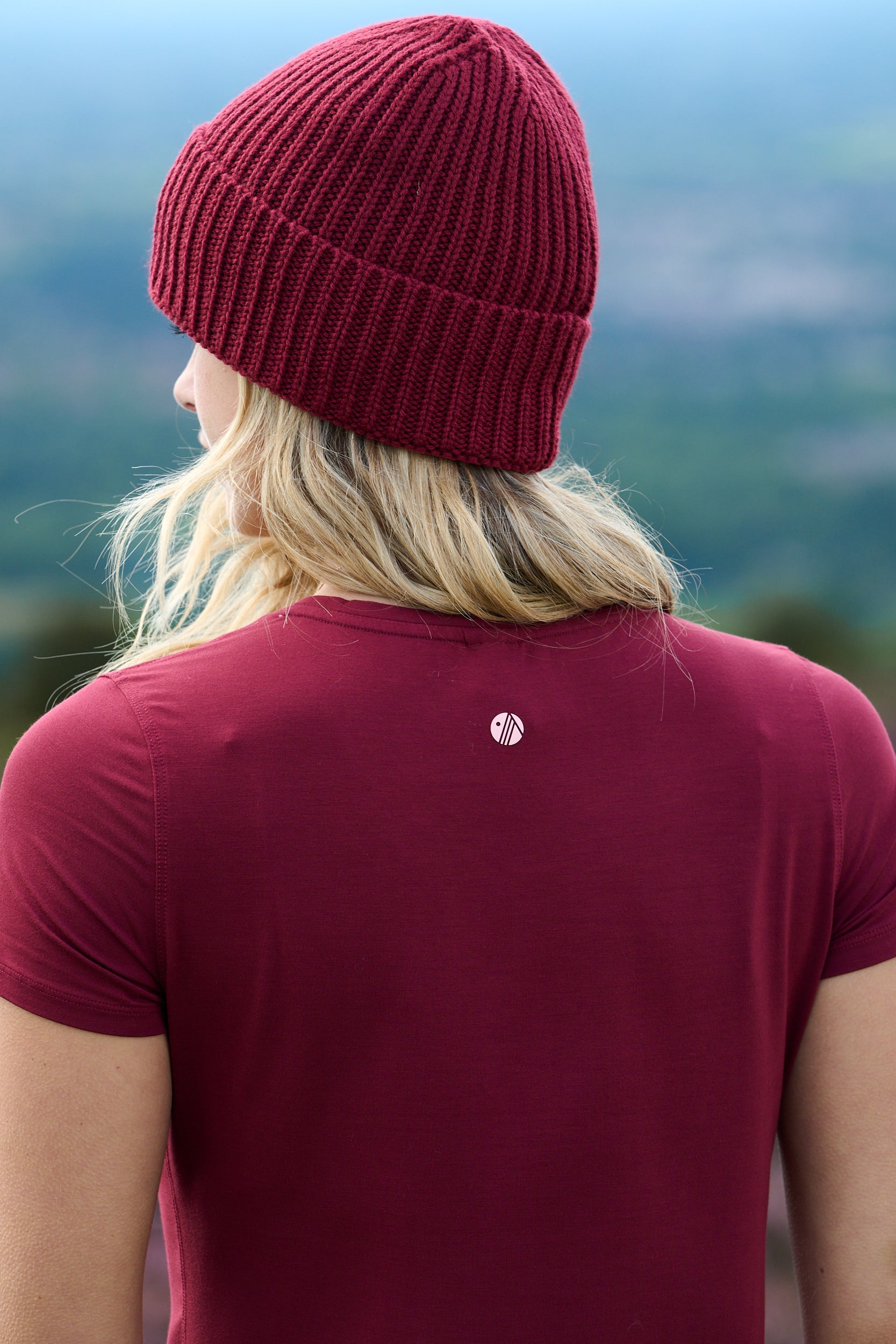 On The Go Tee - Cabernet