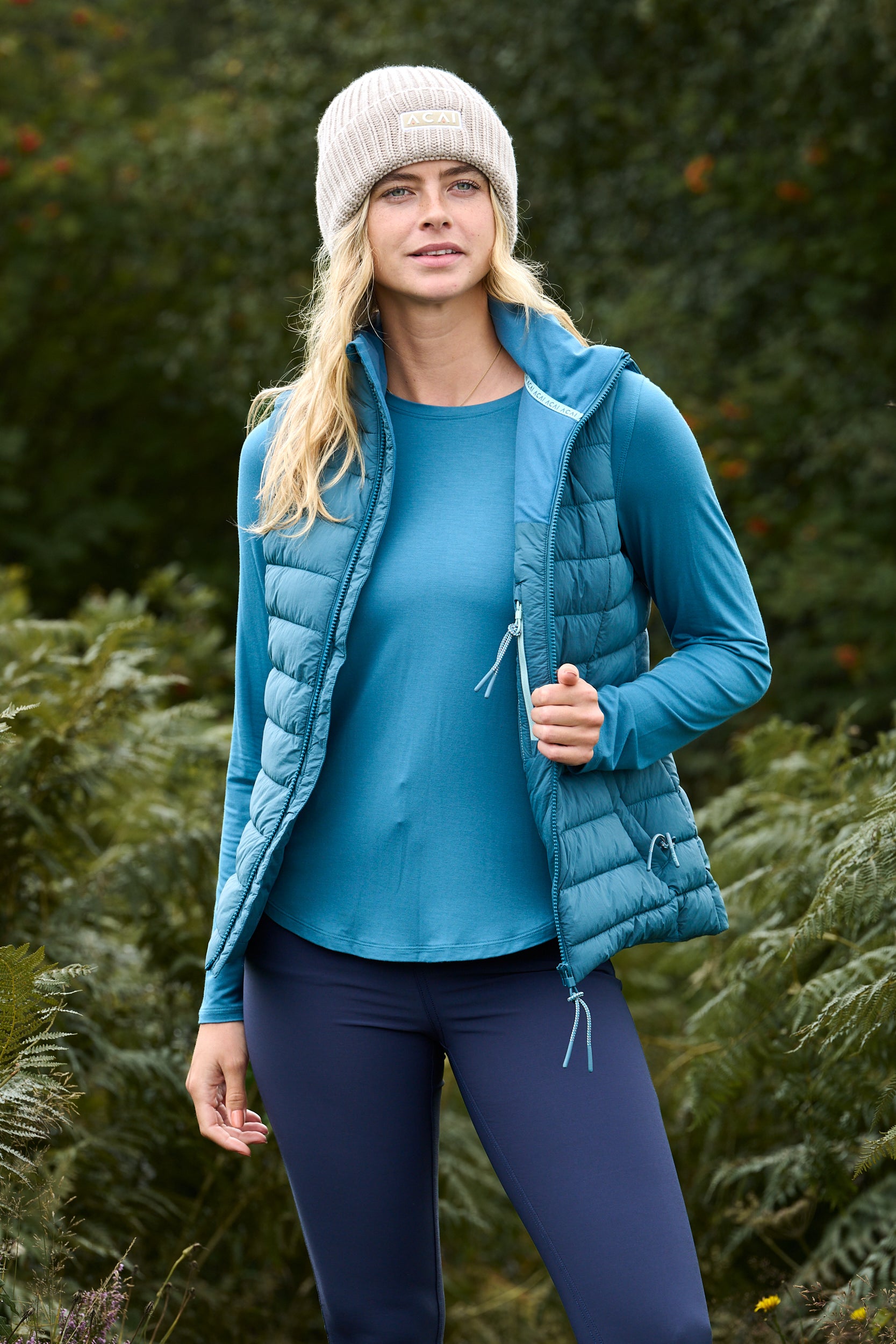 On The Go Bamboo Long Sleeve Tee - Wild Fern