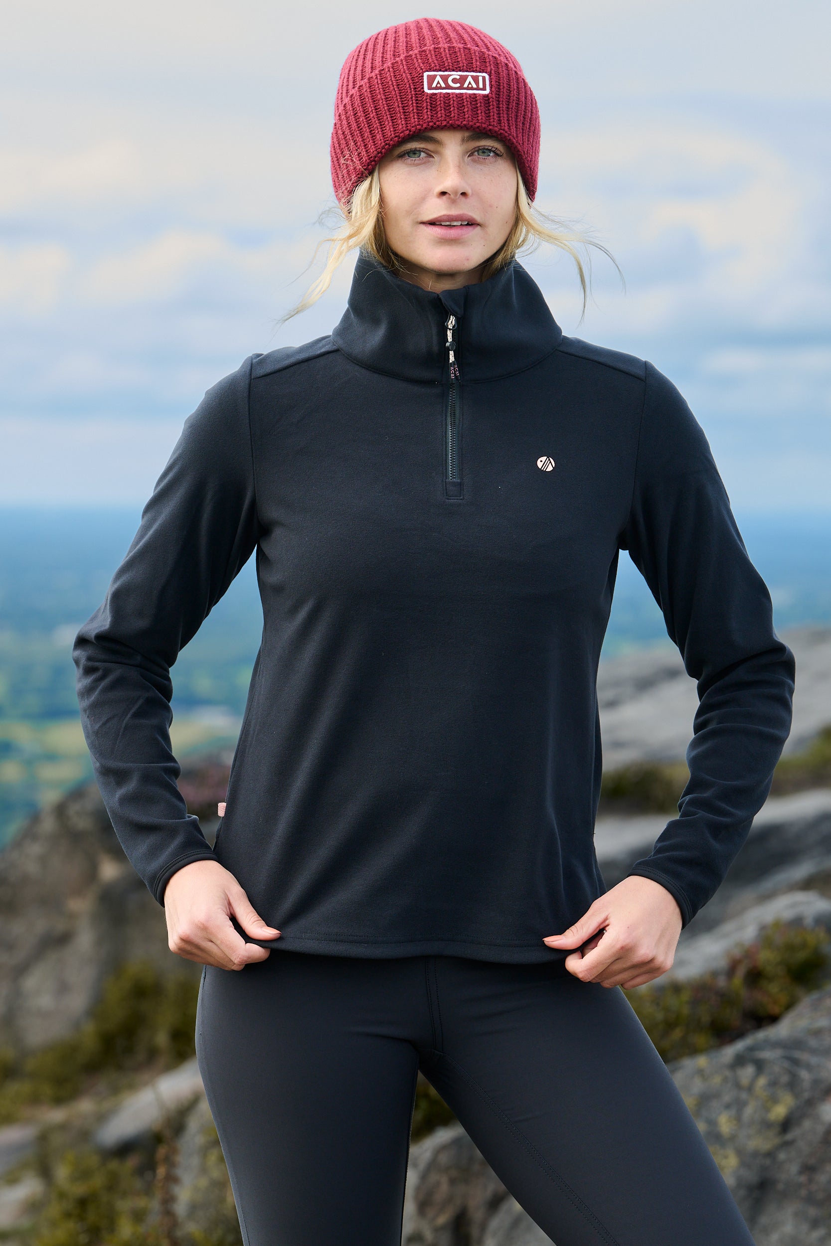 Endurasoft Quarter Zip - Black