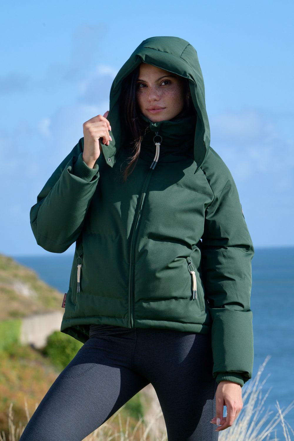 Cocoon Coat - Woodland Green