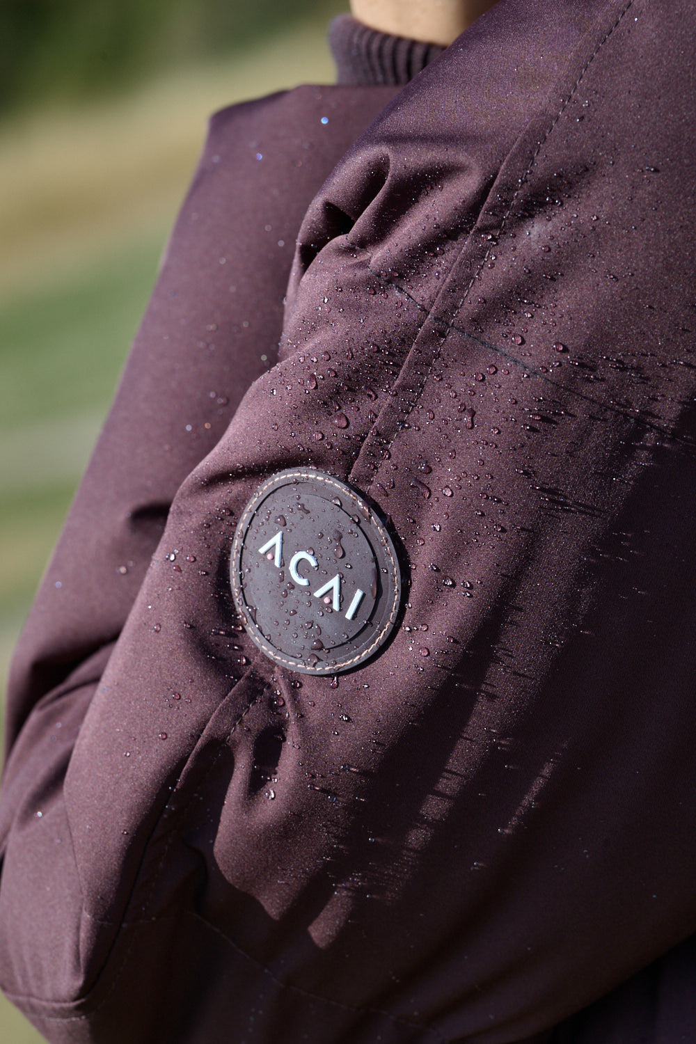 Cocoon Coat - Chocolate Plum