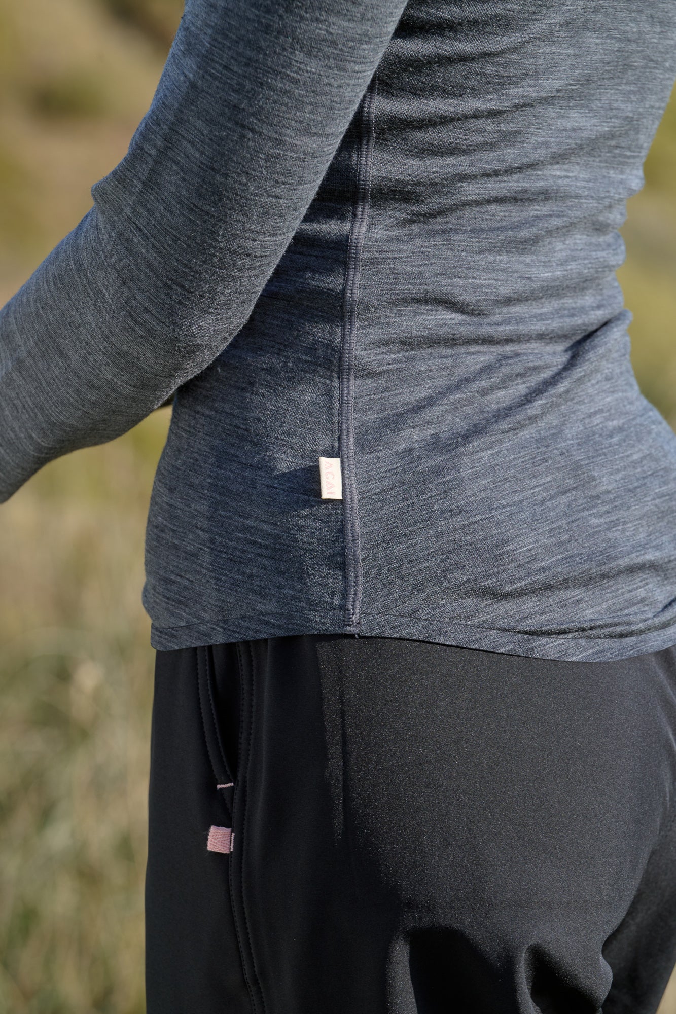 Ascent Turtleneck Base Layer - Charcoal