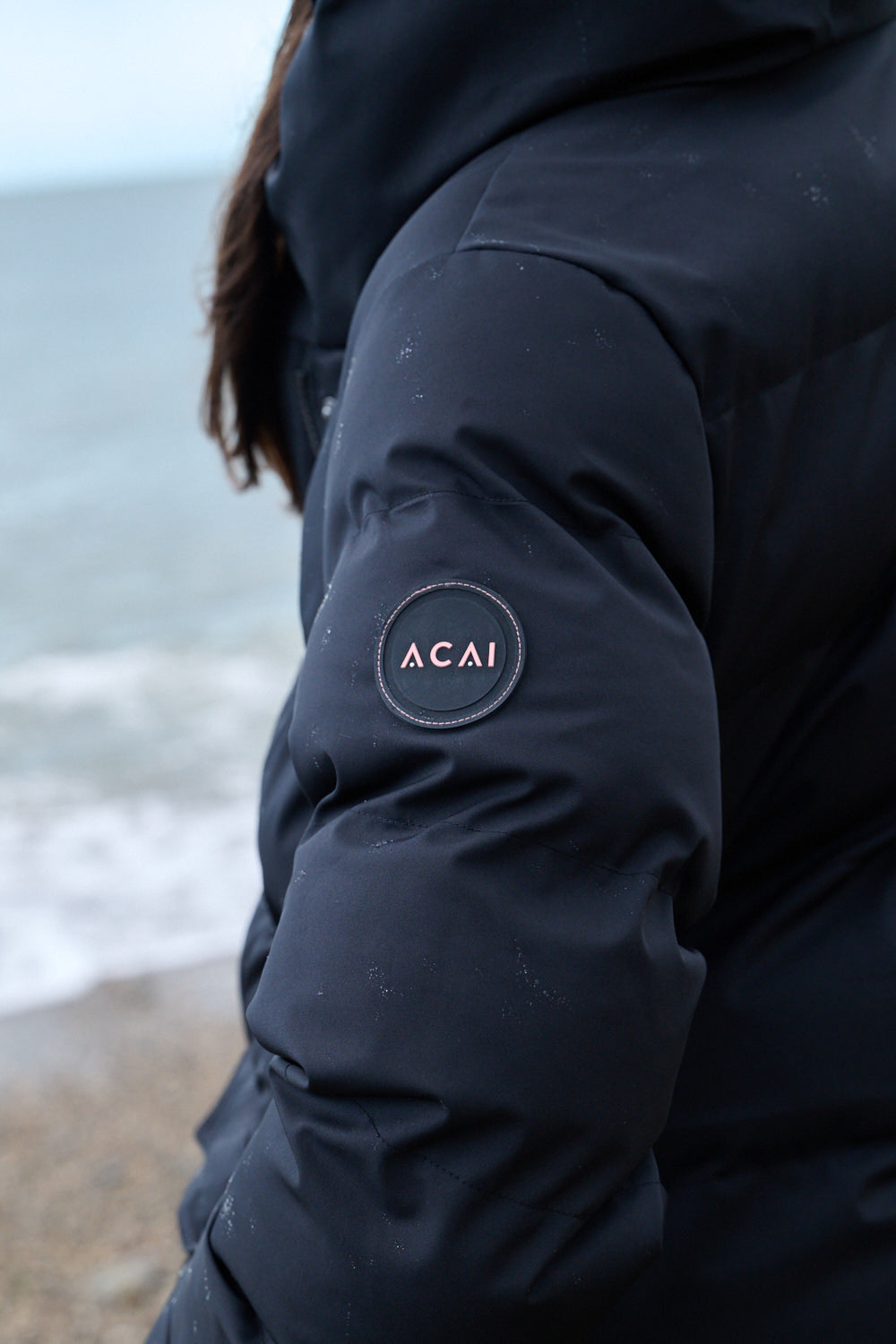 Cocoon Longline Coat - Black