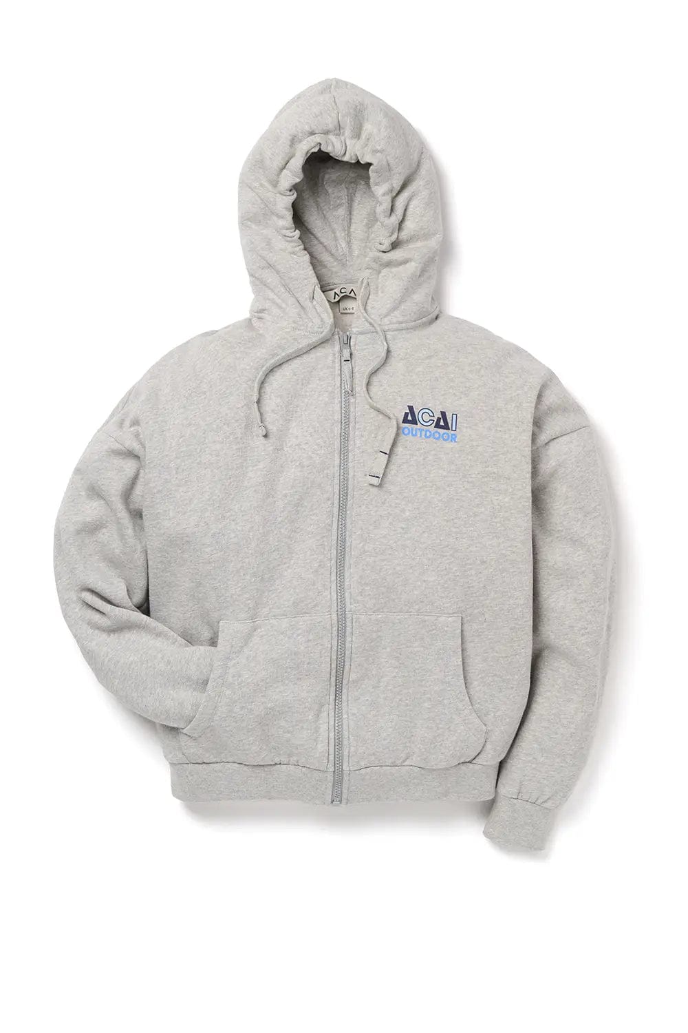Retreat Zip Up Hoodie - Grey Marl Sweatshirt
