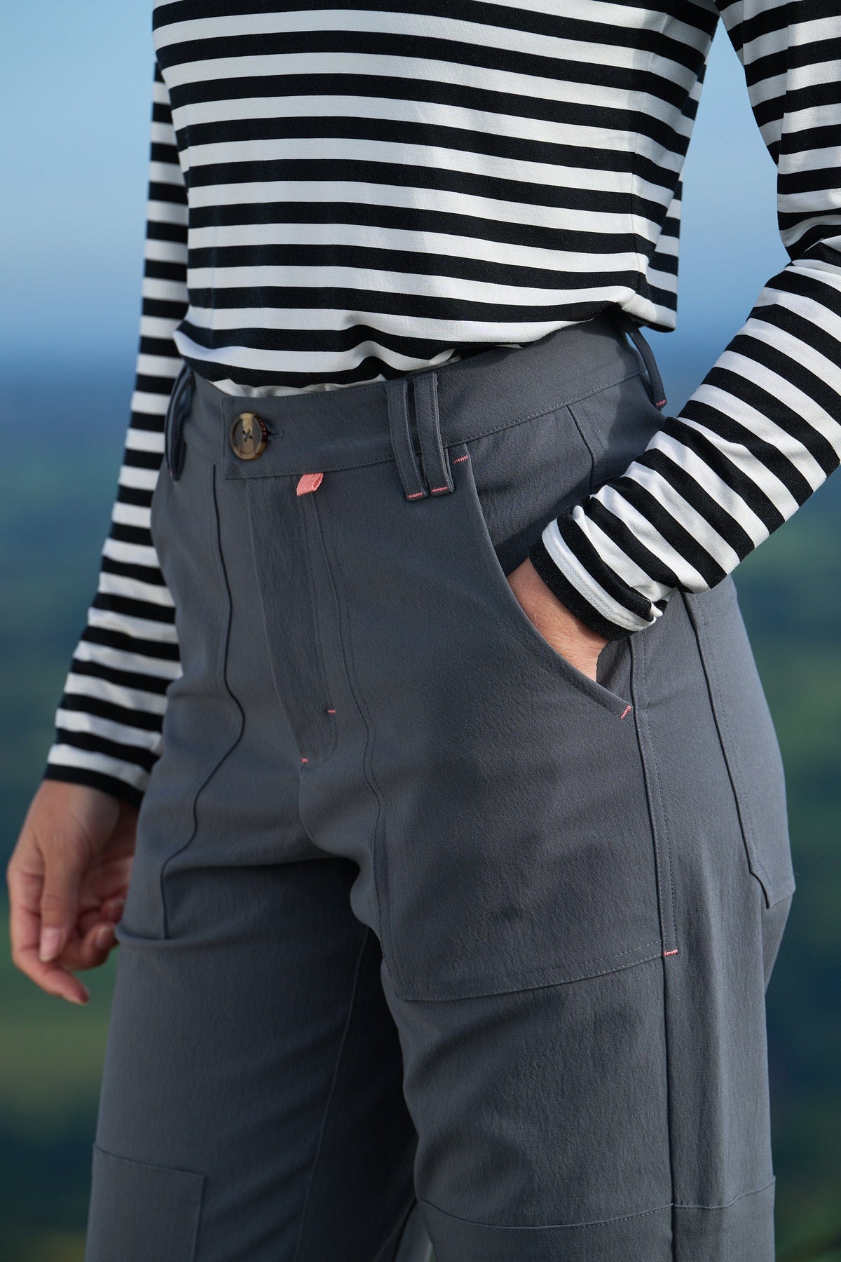 Elevation Pants - Pebble Grey Trousers