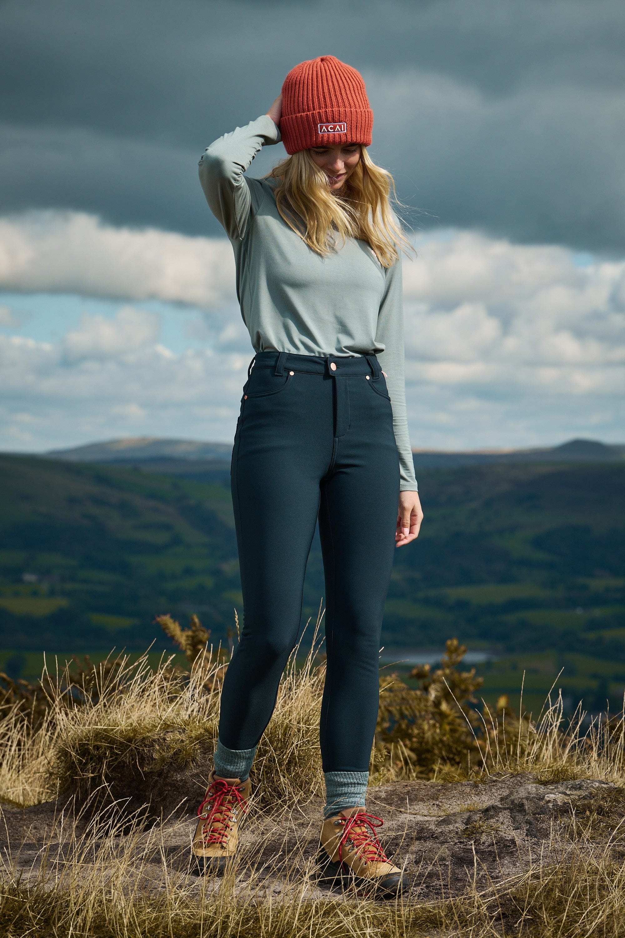 Thermal Skinny Outdoor Trousers - Evergreen Trousers