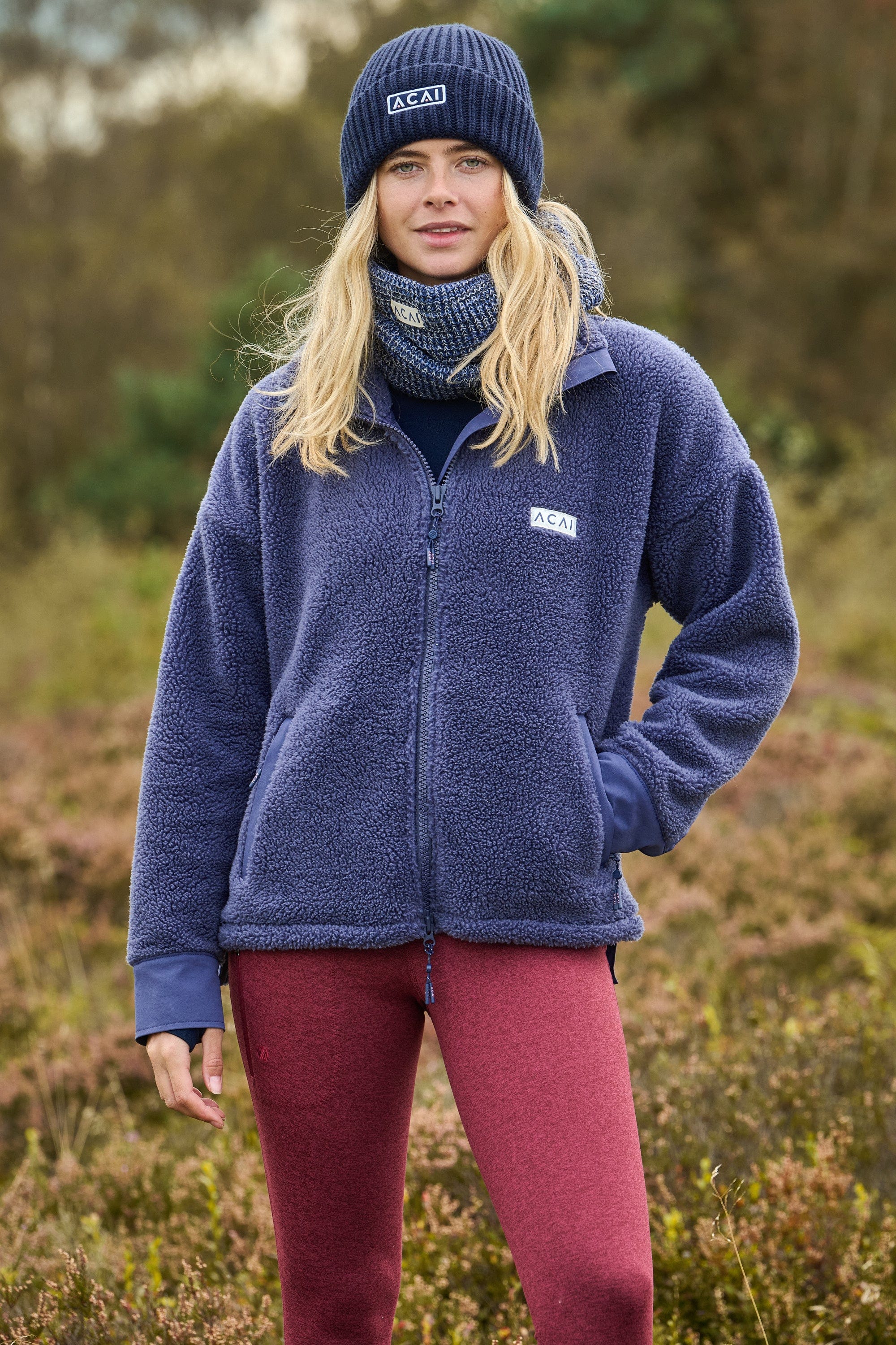 On The Go Fleece - Nightshadow Blue Sweatshirt