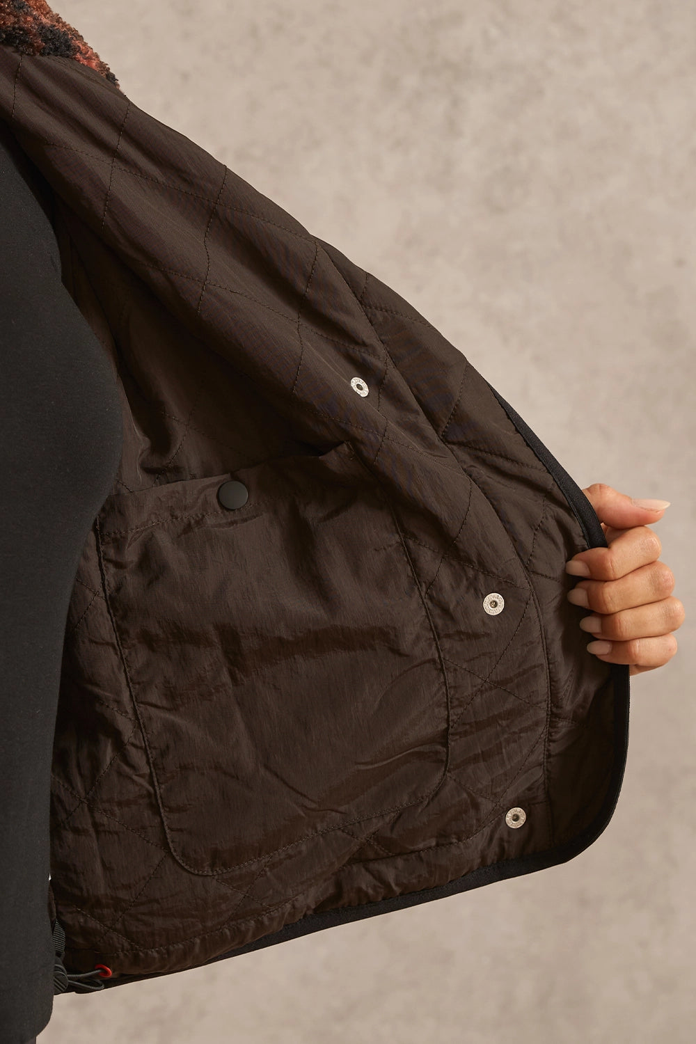 Campfire Quilted Fleece - Leopard