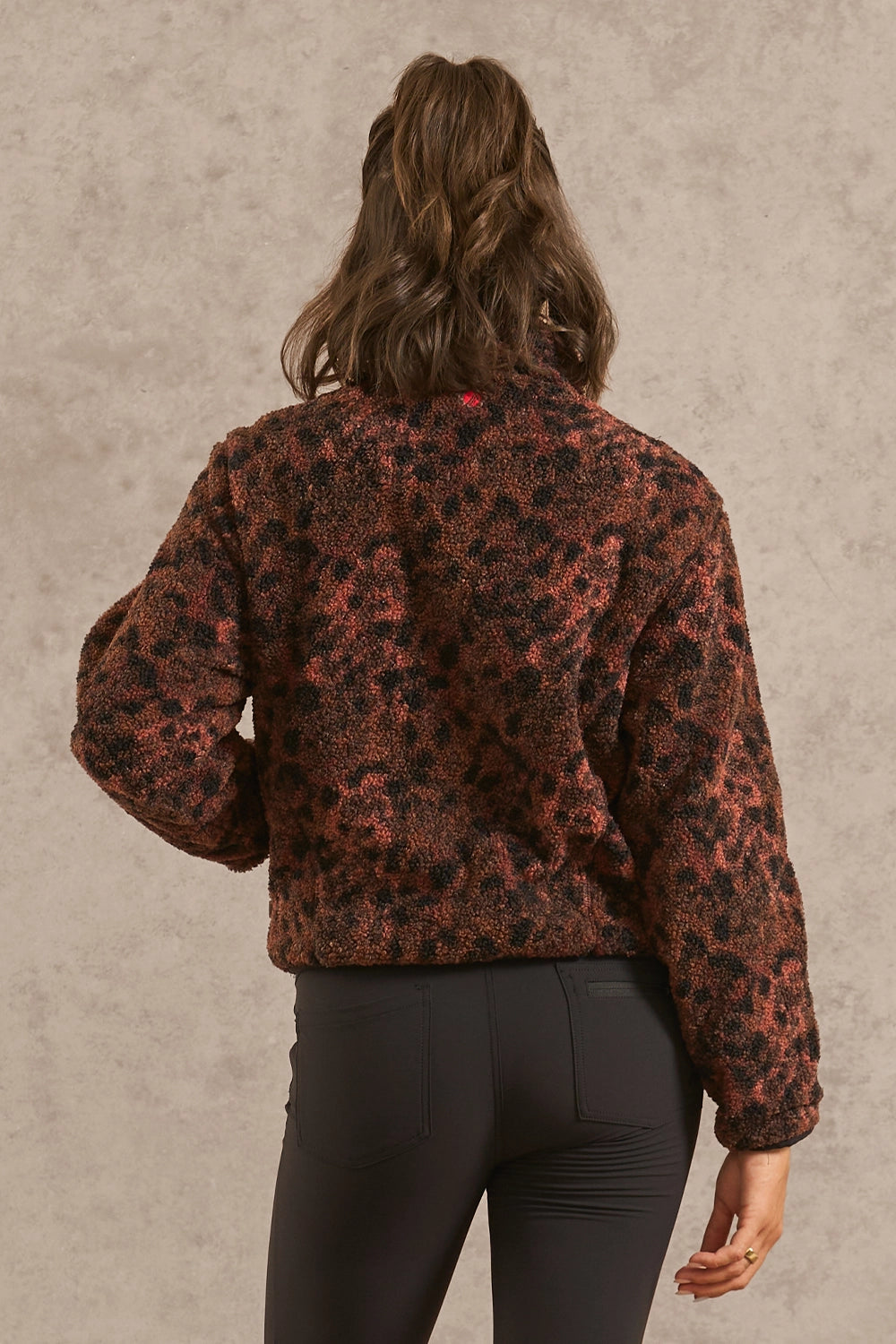 Campfire Quilted Fleece - Leopard