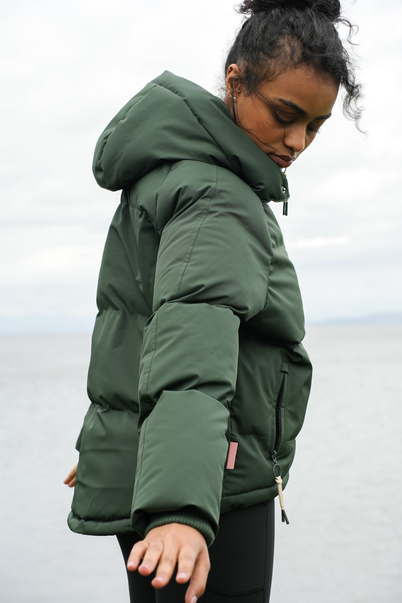 Cocoon Coat - Woodland Green