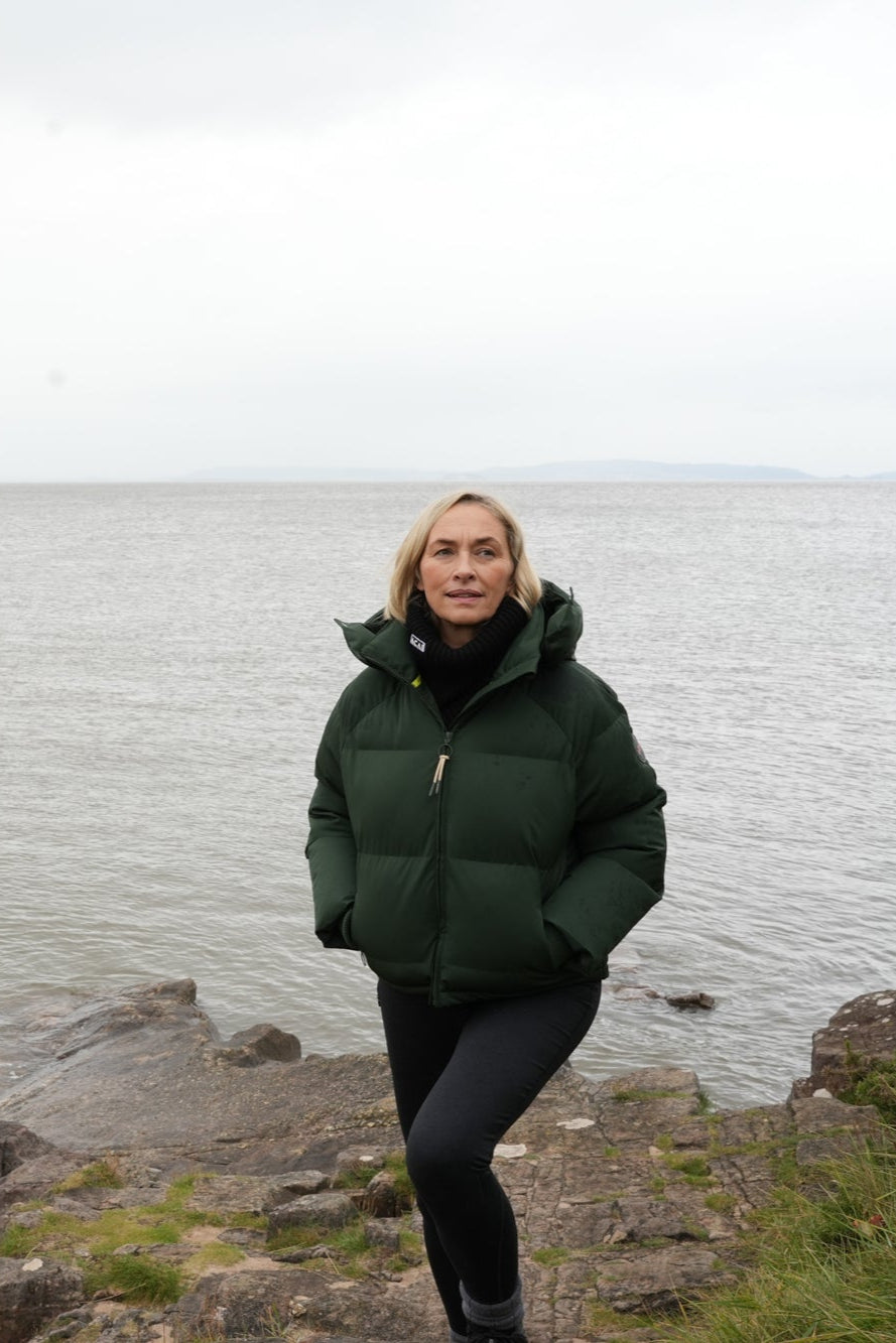 Cocoon Coat - Woodland Green