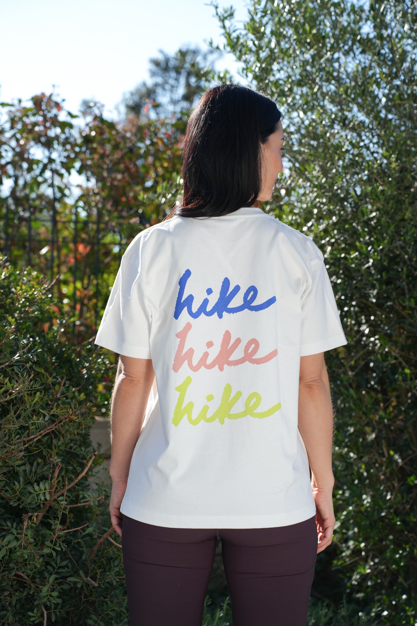 Hike Hike Hike Graphic Tee - Off White