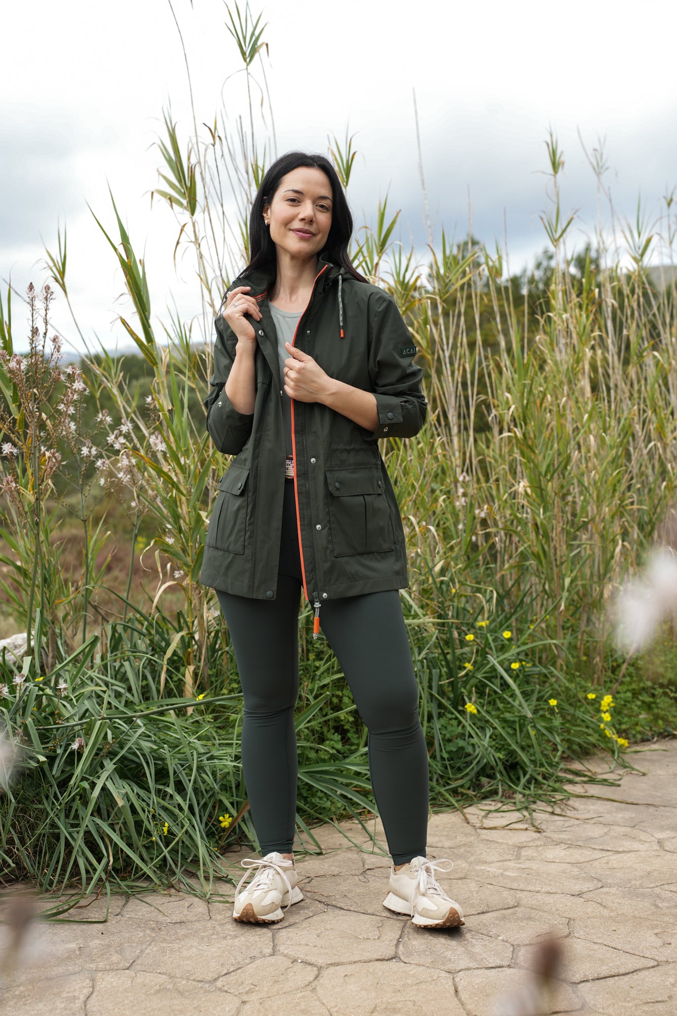 MAX Stretch Skinny Outdoor Trousers - Forest Green