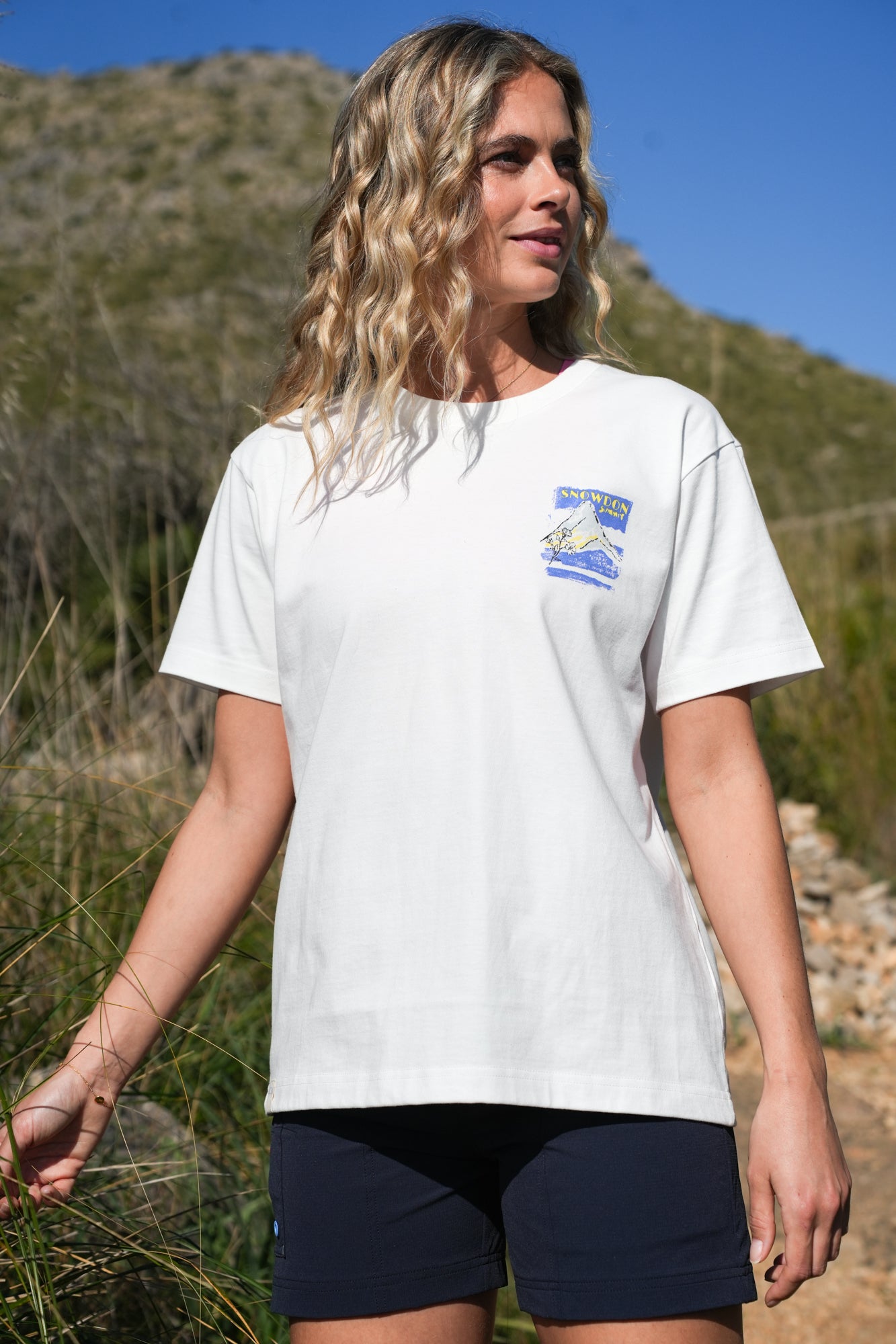 Snowdon Graphic Tee - Off White