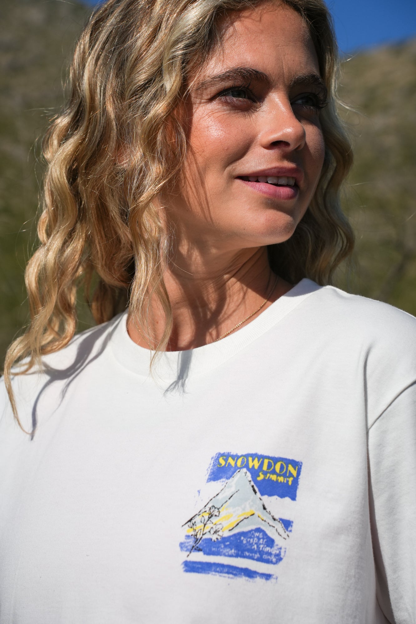 Snowdon Graphic Tee - Off White