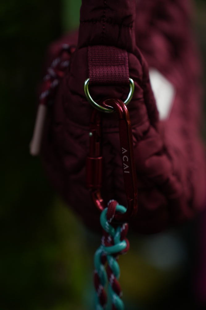 Quilted Bag - Cabernet