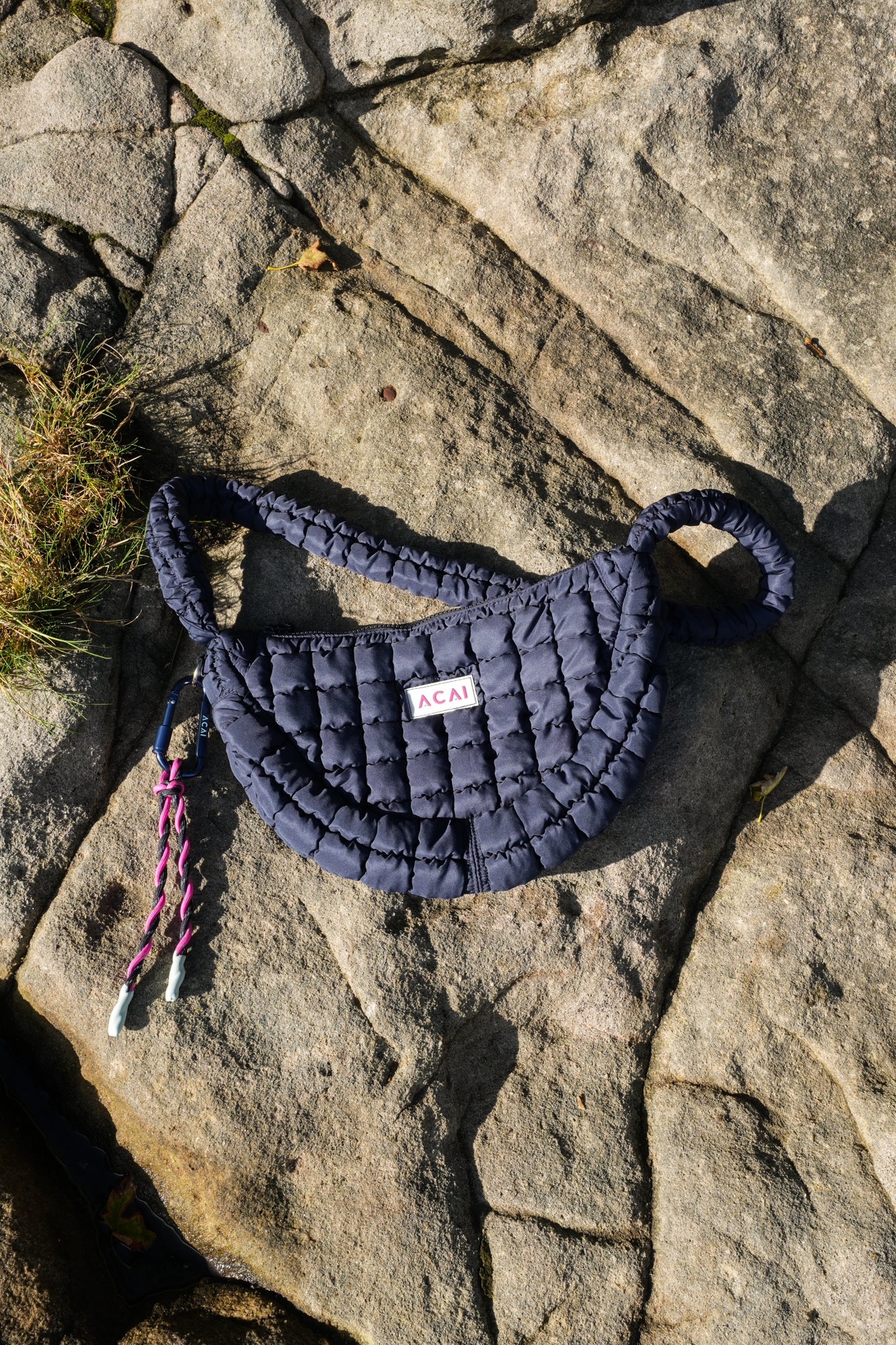 Quilted Bag - Navy