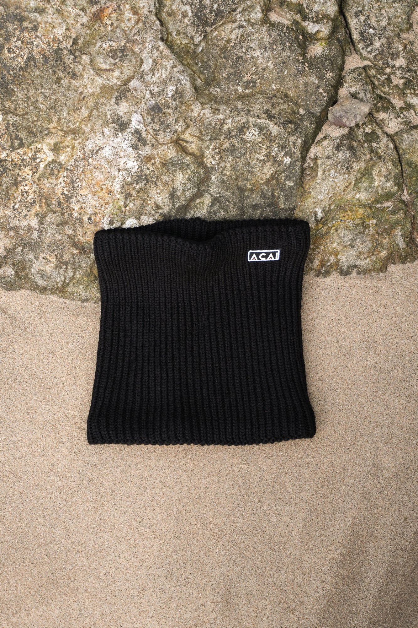 Merino Wool Snood - Black