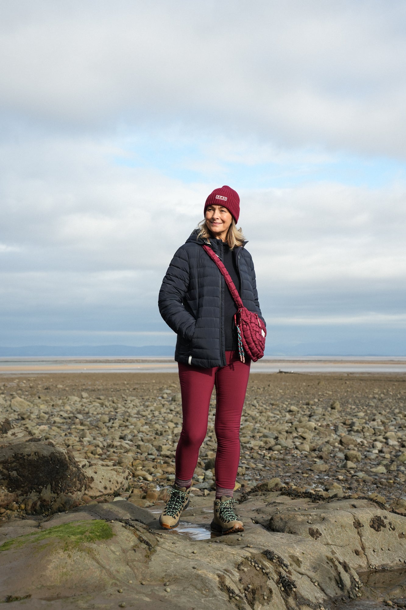 MAX Stretch Thermal Skinny Outdoor Trousers - Cabernet