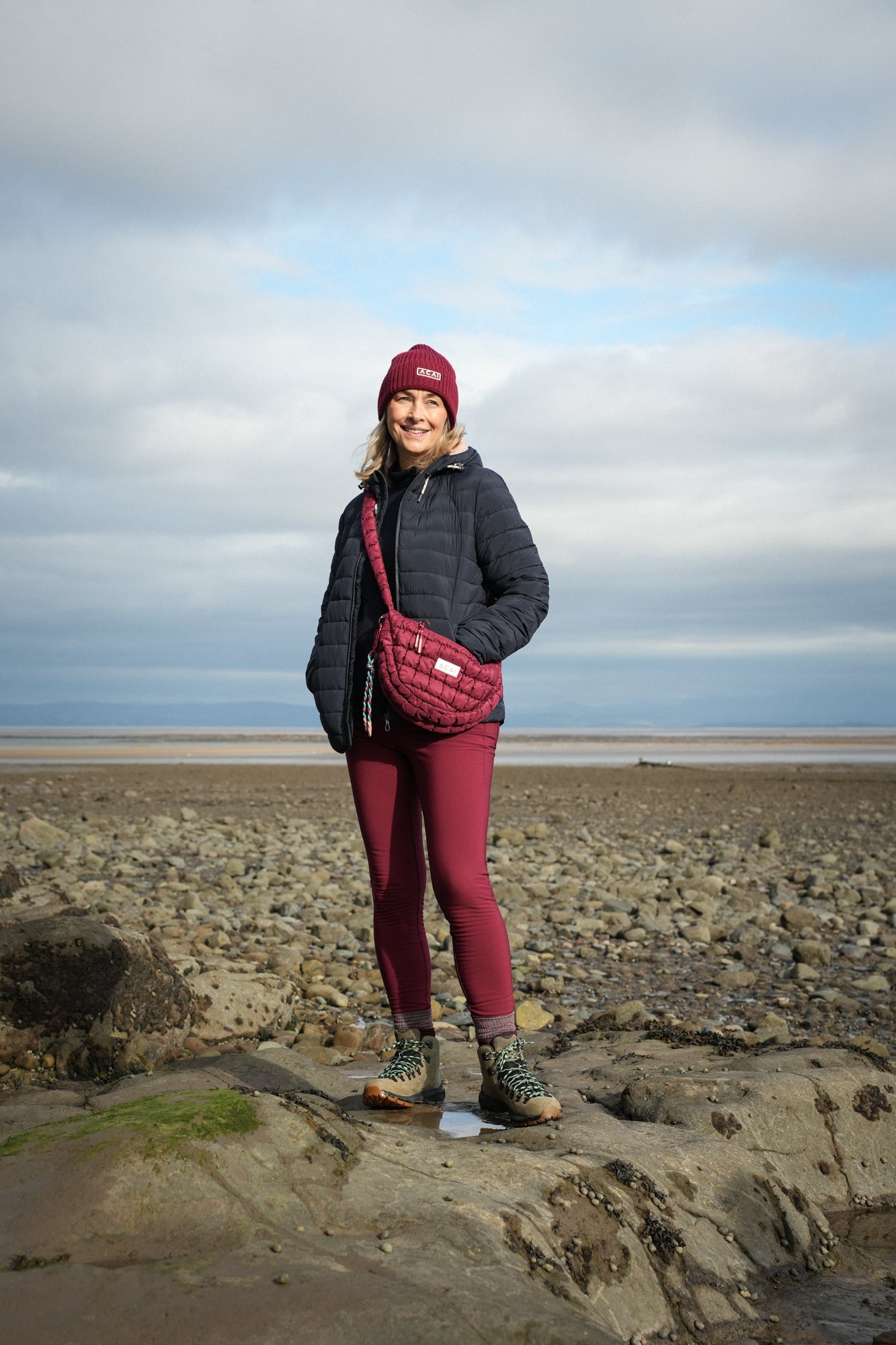 MAX Stretch Thermal Skinny Outdoor Trousers - Cabernet