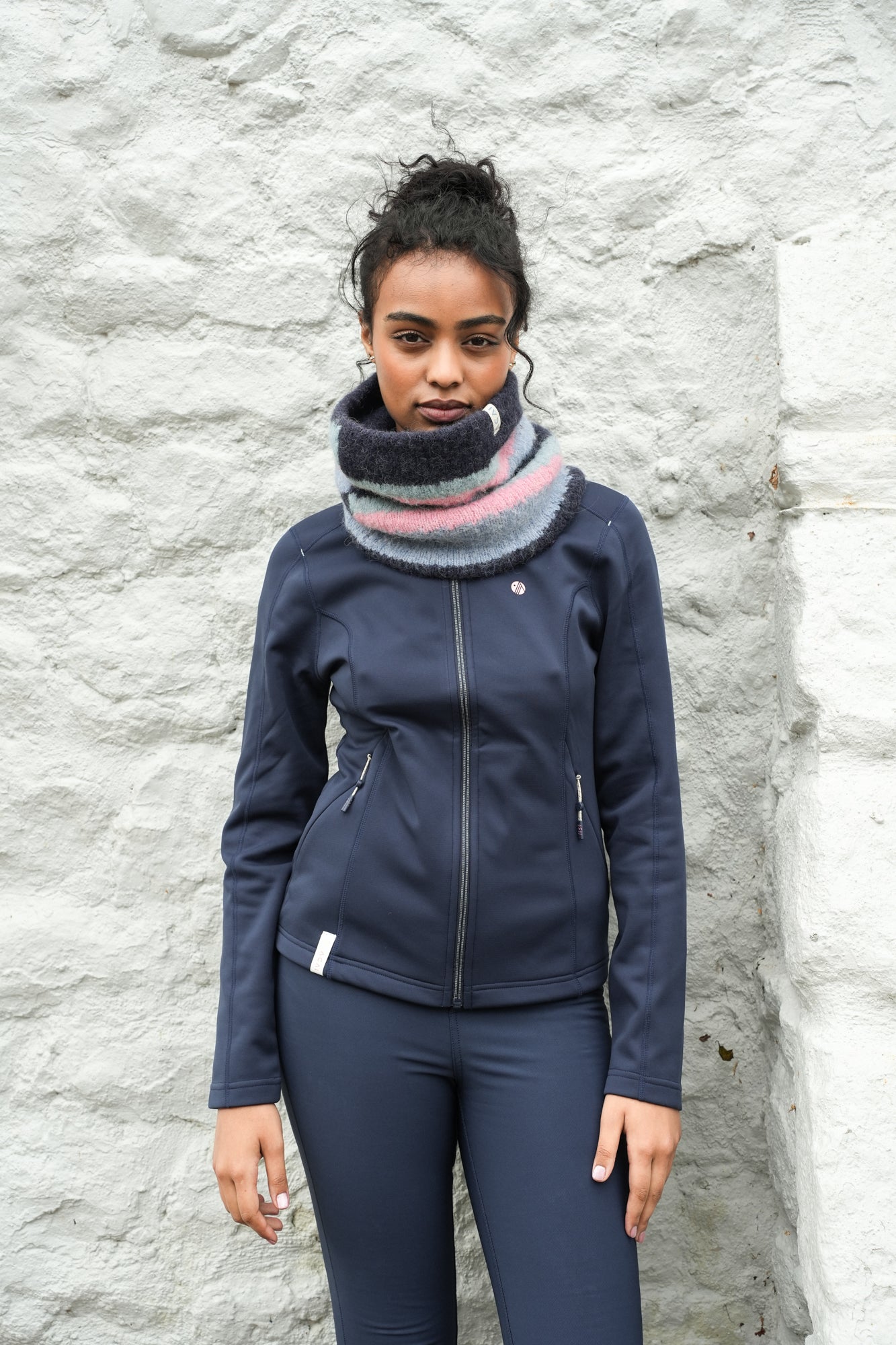 Dawn Mist Snood - Deep Navy