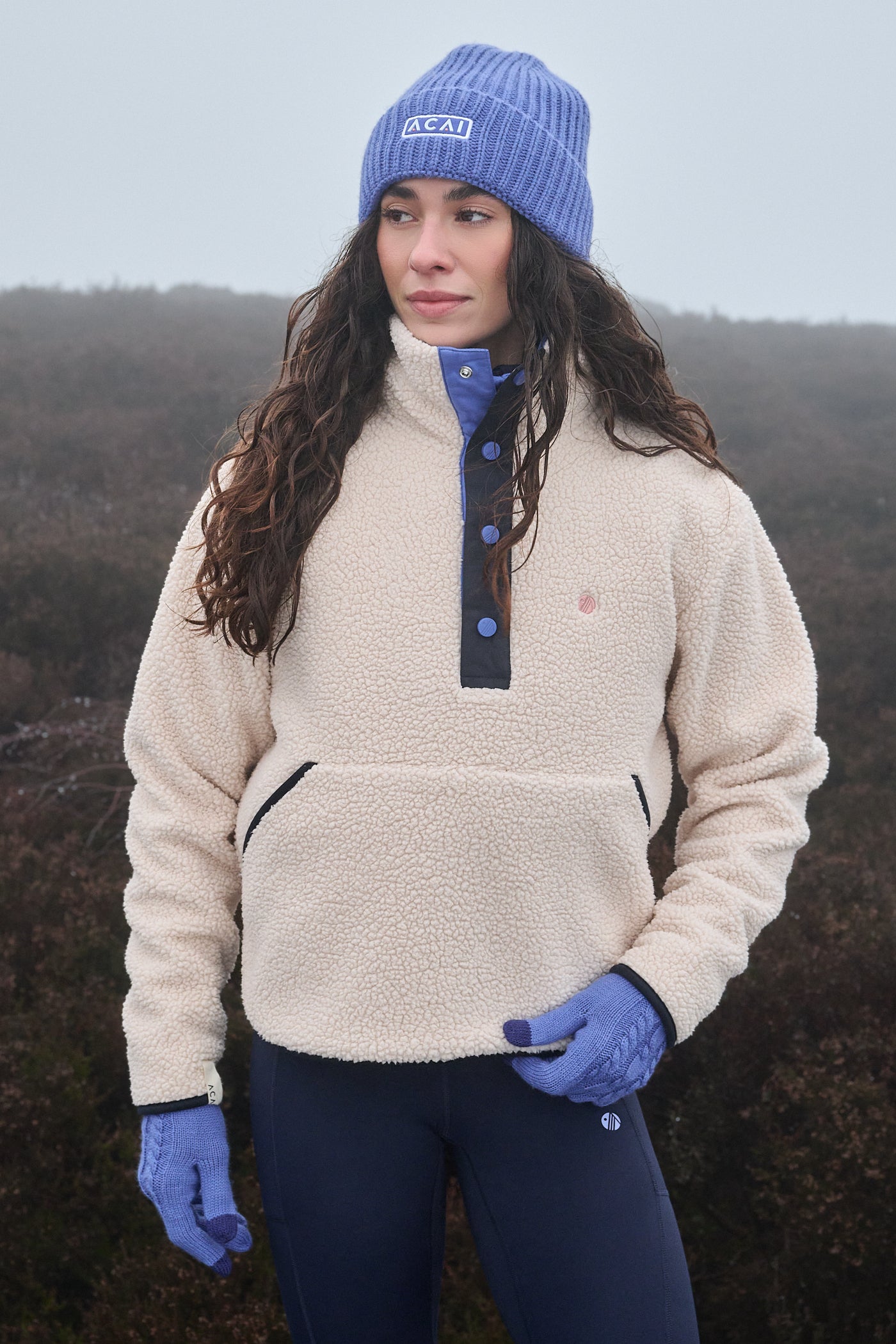 Nomad Fleece - Oatmeal / Navy