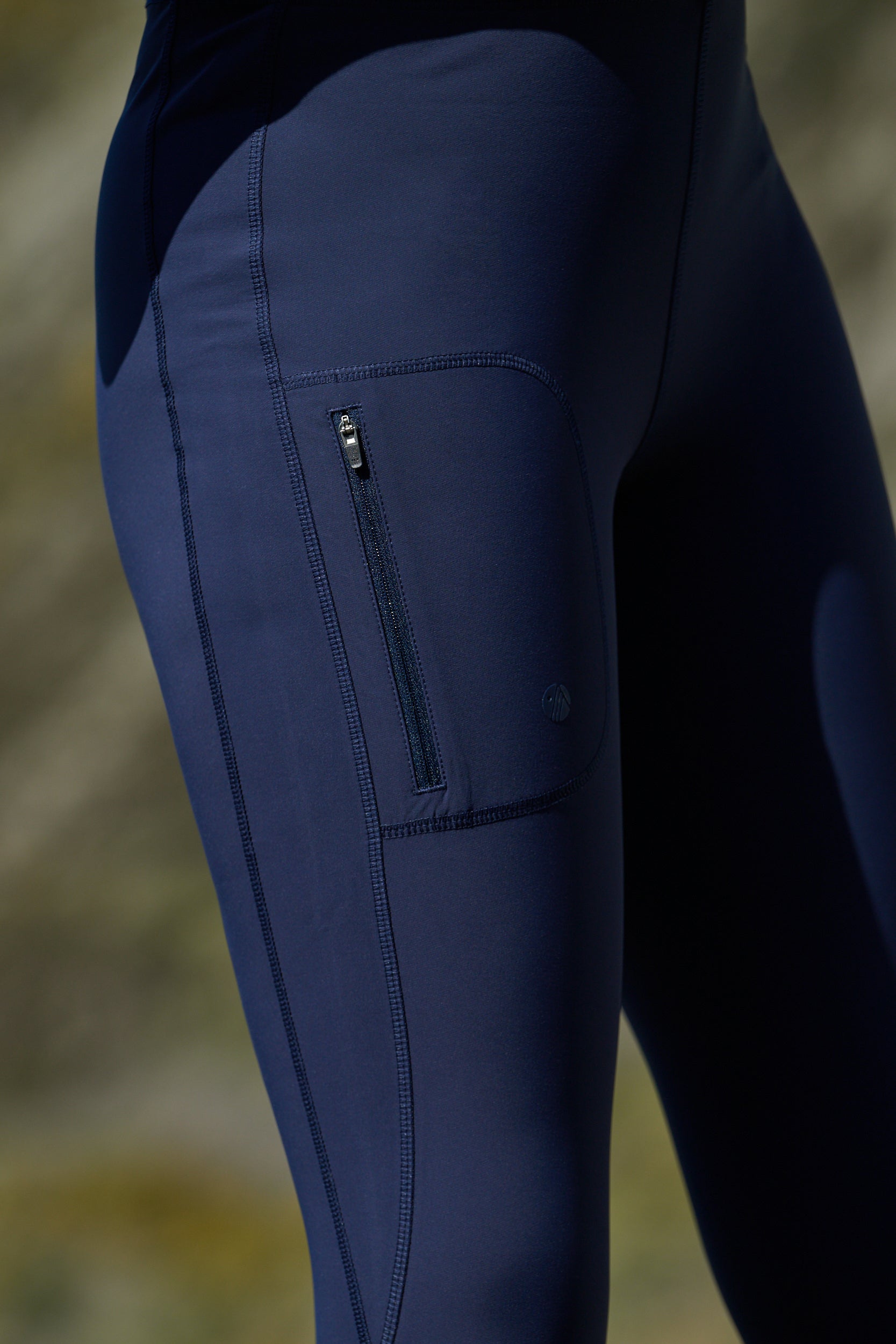Shower Resistant Softshell Leggings - Deep Navy