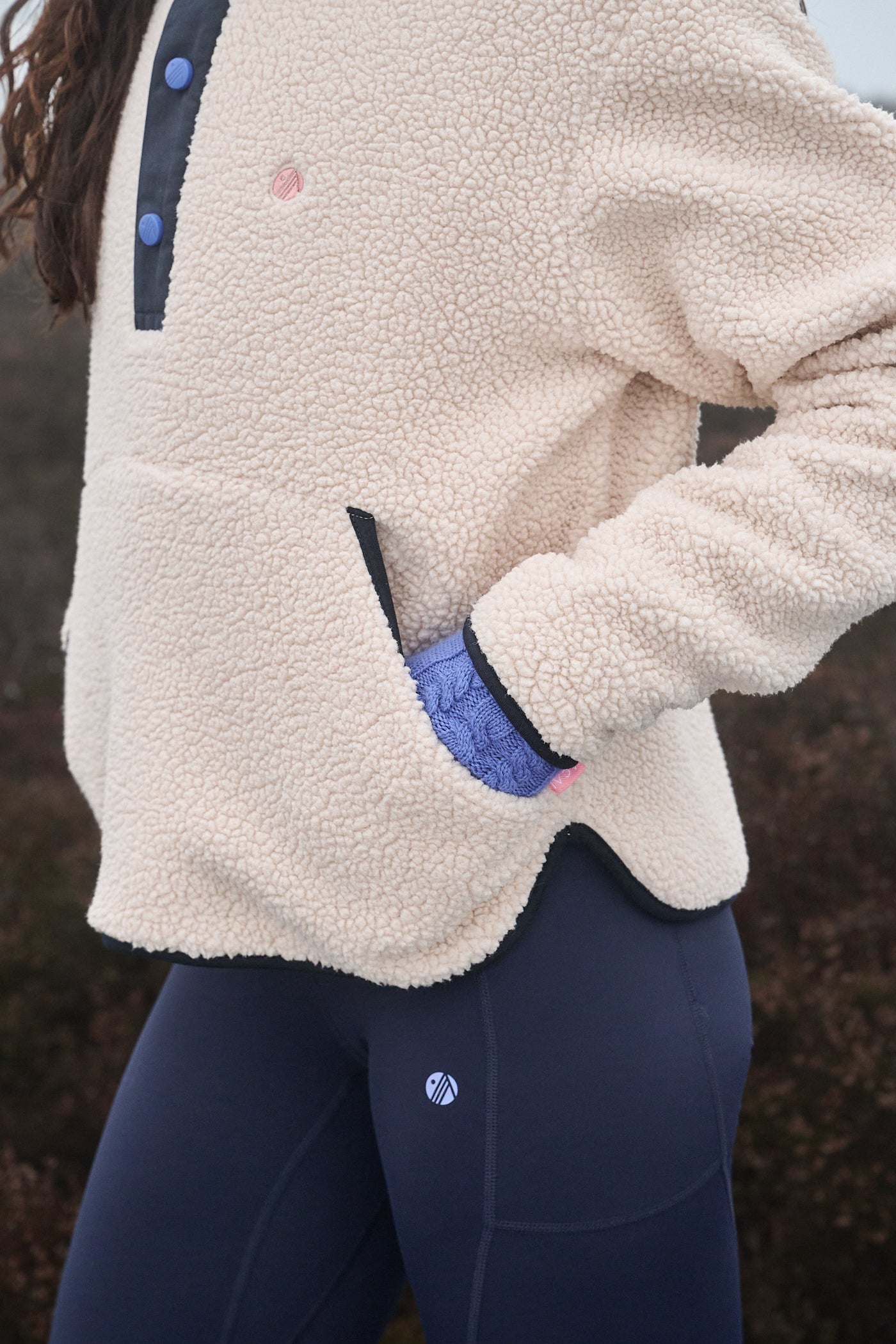 Nomad Fleece - Oatmeal / Navy