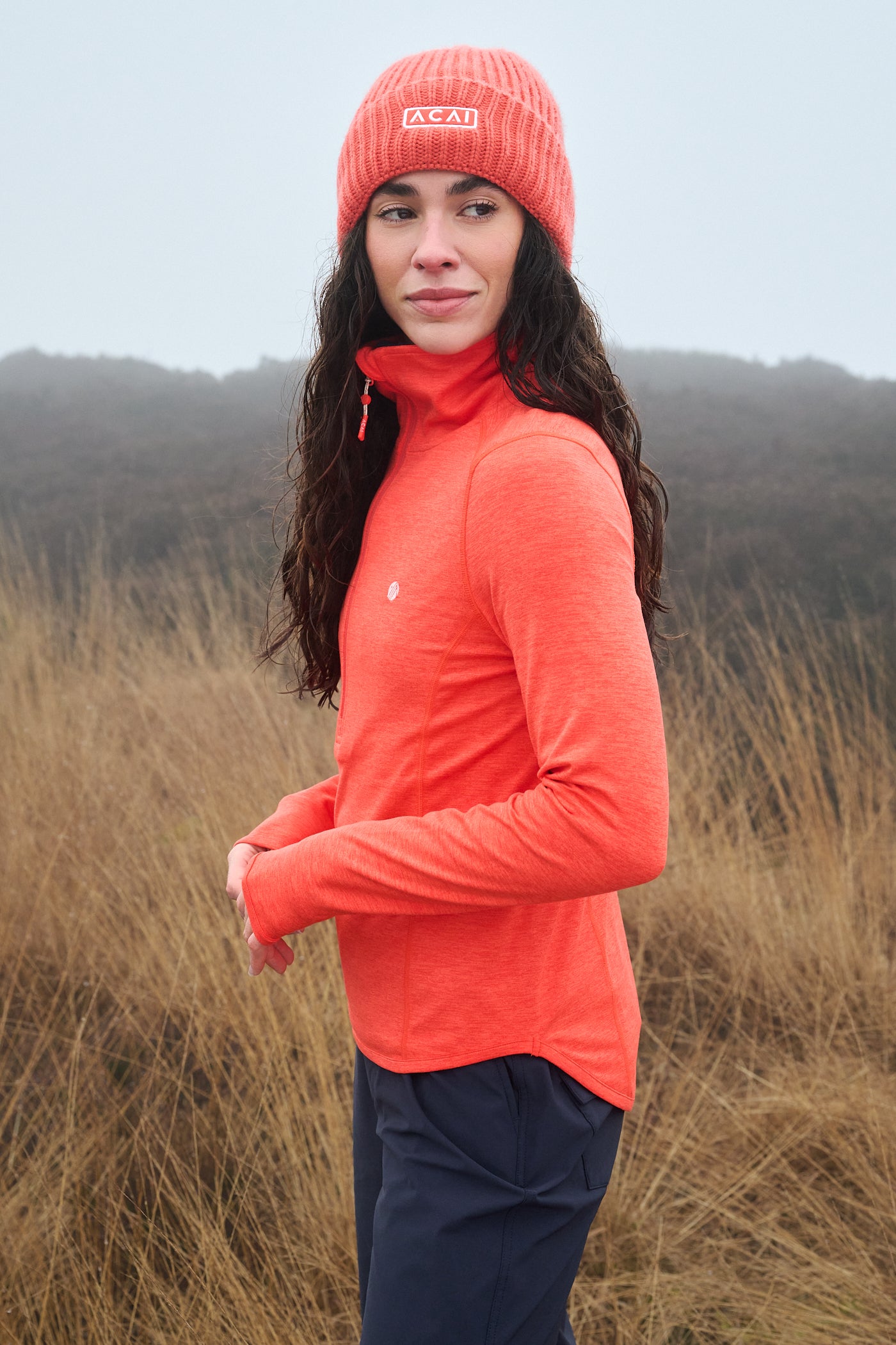 Freeform Quarter Zip - Mandarin