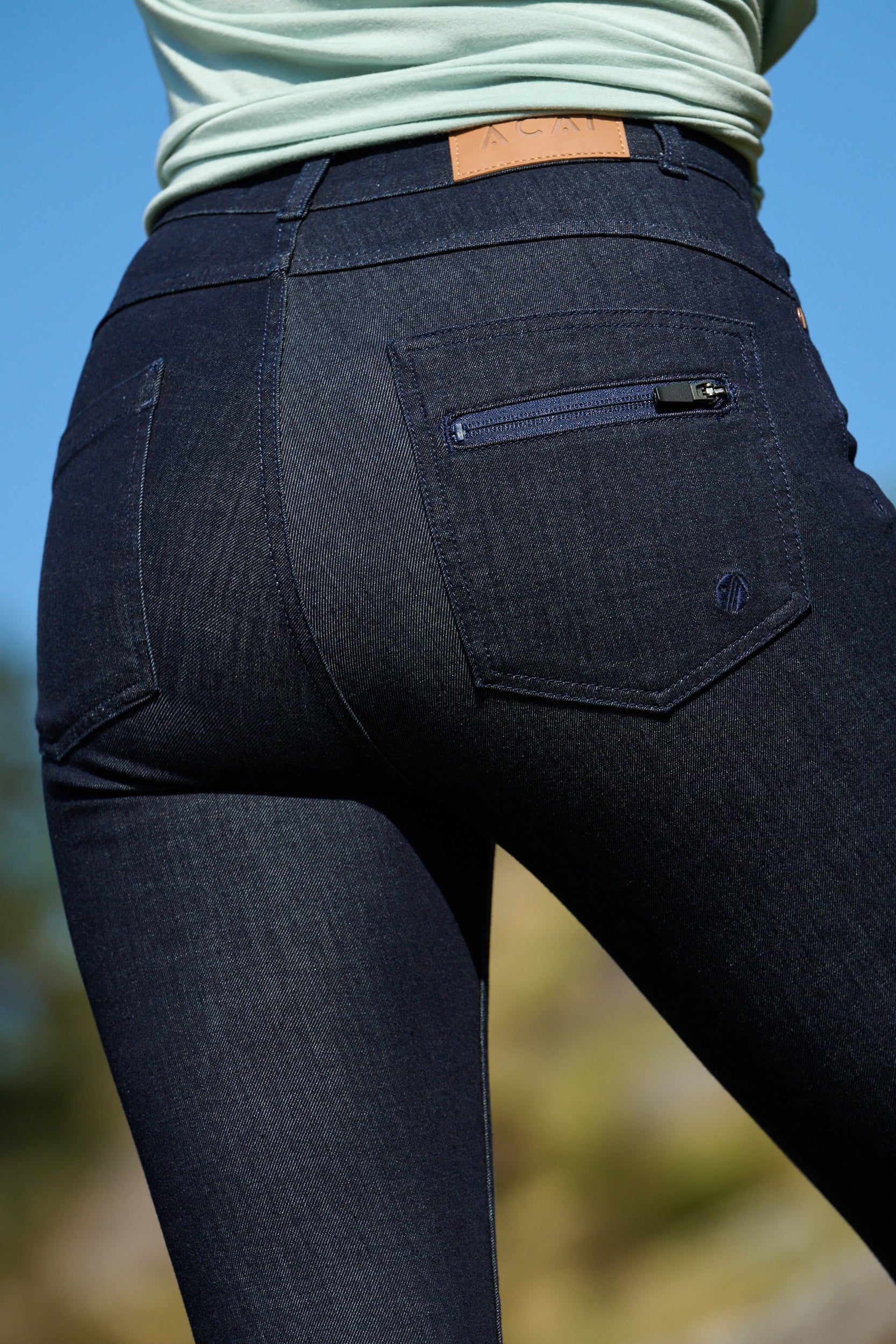 MAX Stretch Skinny Denim Jeans - Dark Blue Denim