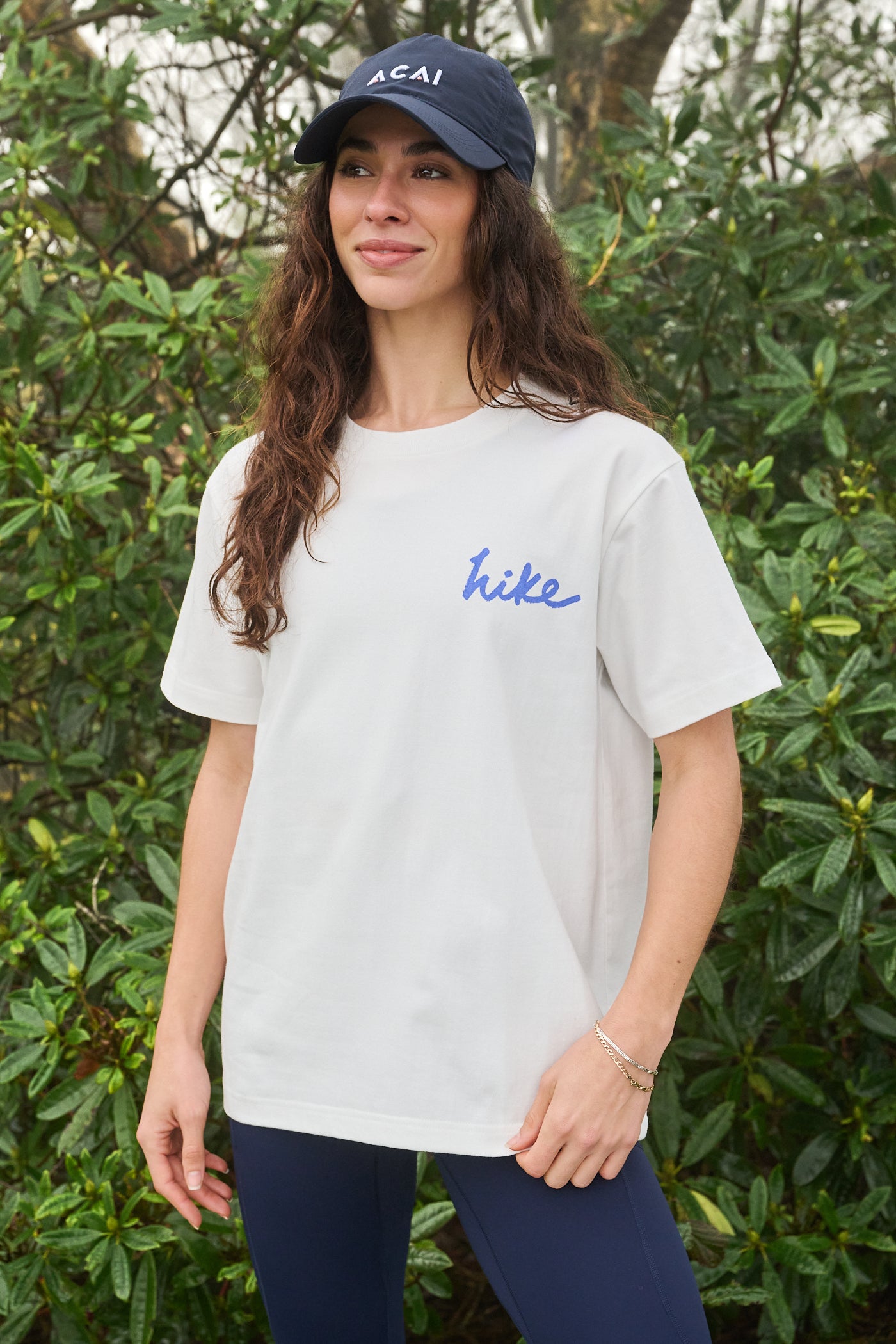 Hike Hike Hike Graphic Tee - Off White
