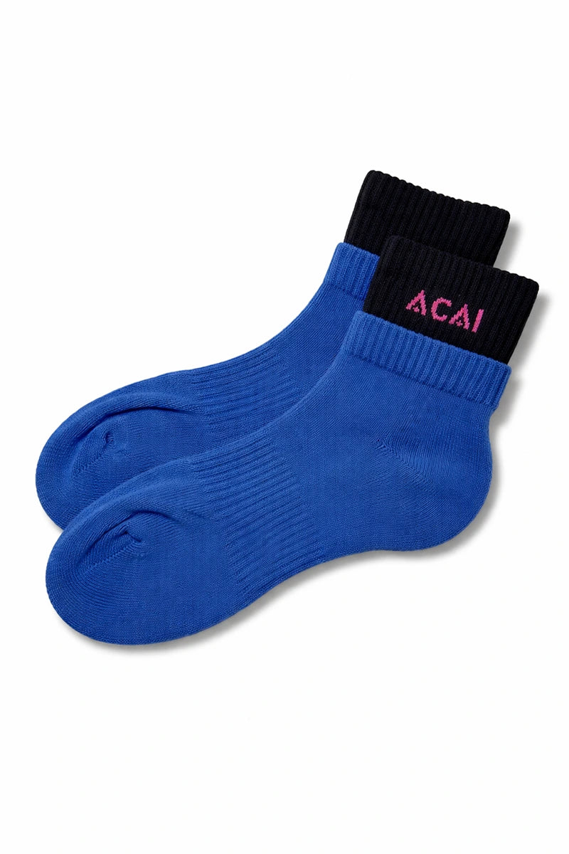 Duo Ankle Socks - Baja Blue