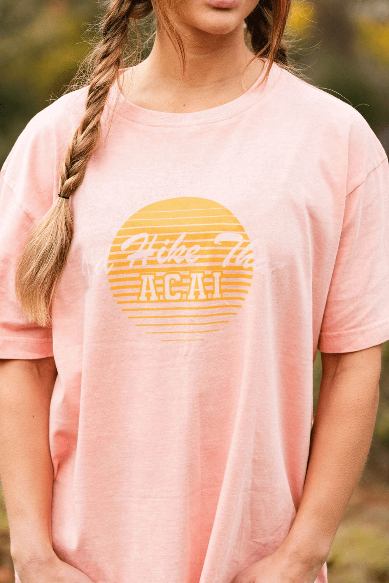 I'd Hike That Graphic Tee - Dusky Pink T-Shirts