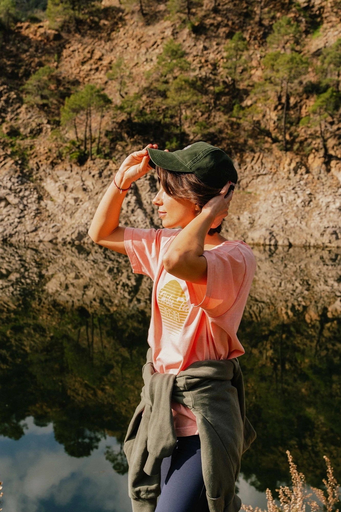 I'd Hike That Graphic Tee - Dusky Pink T-Shirts
