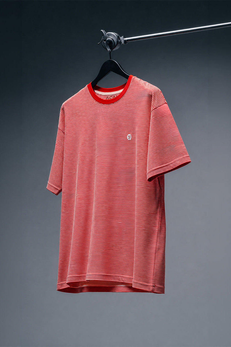 Glide Boxy Tee - Mandarin Stripe