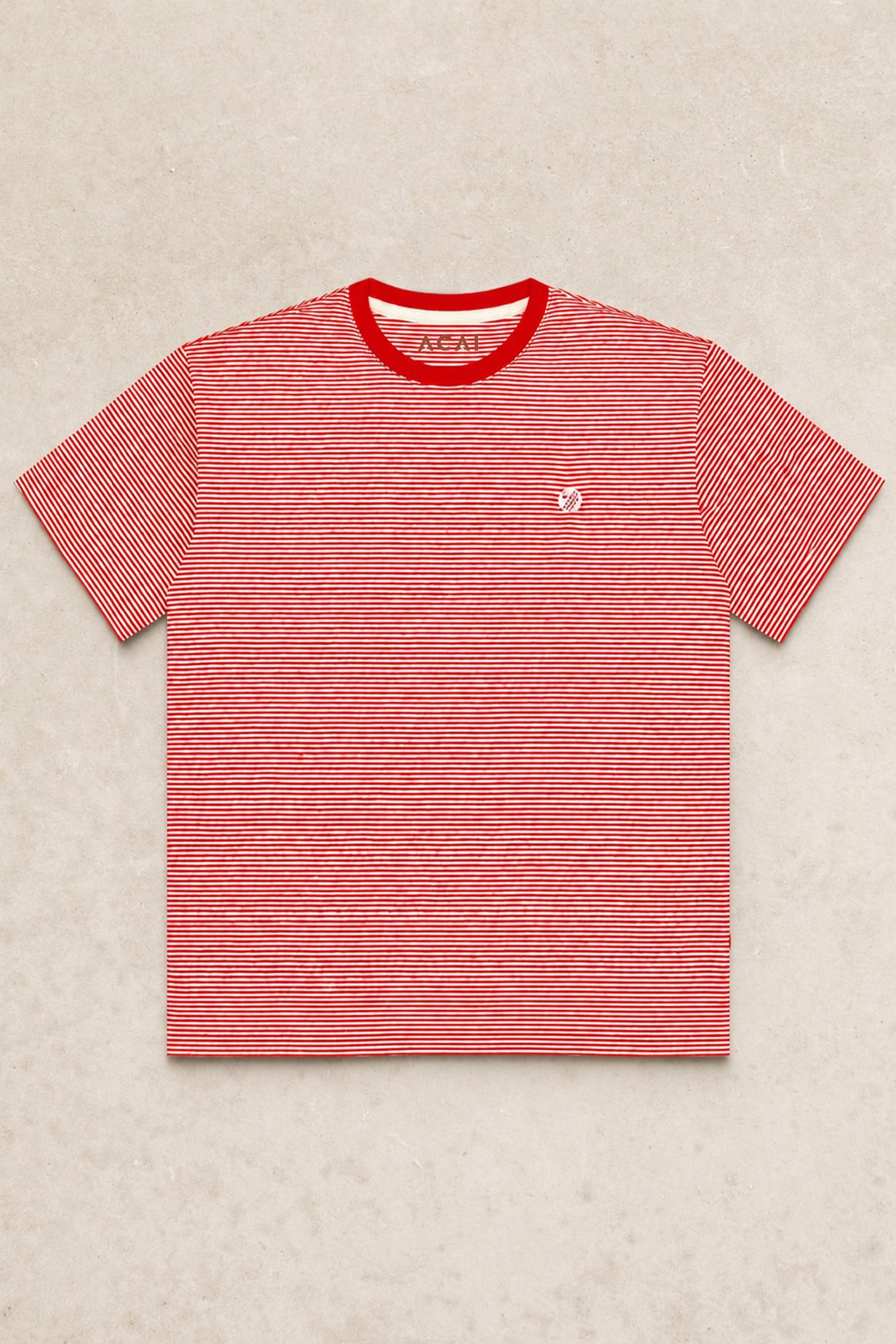 Glide Boxy Tee - Mandarin Stripe