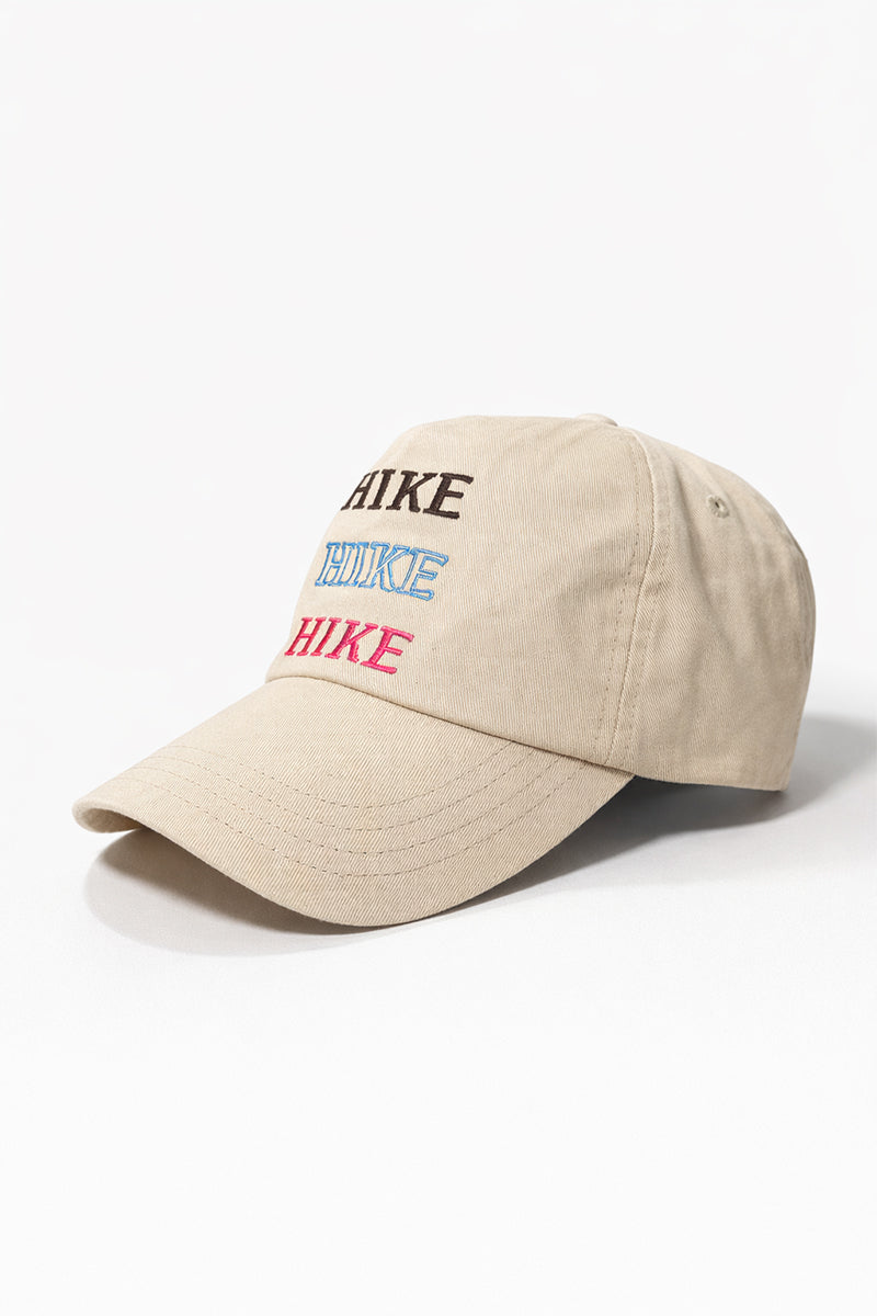 Hike Hike Hike Cotton Cap - Oatmeal