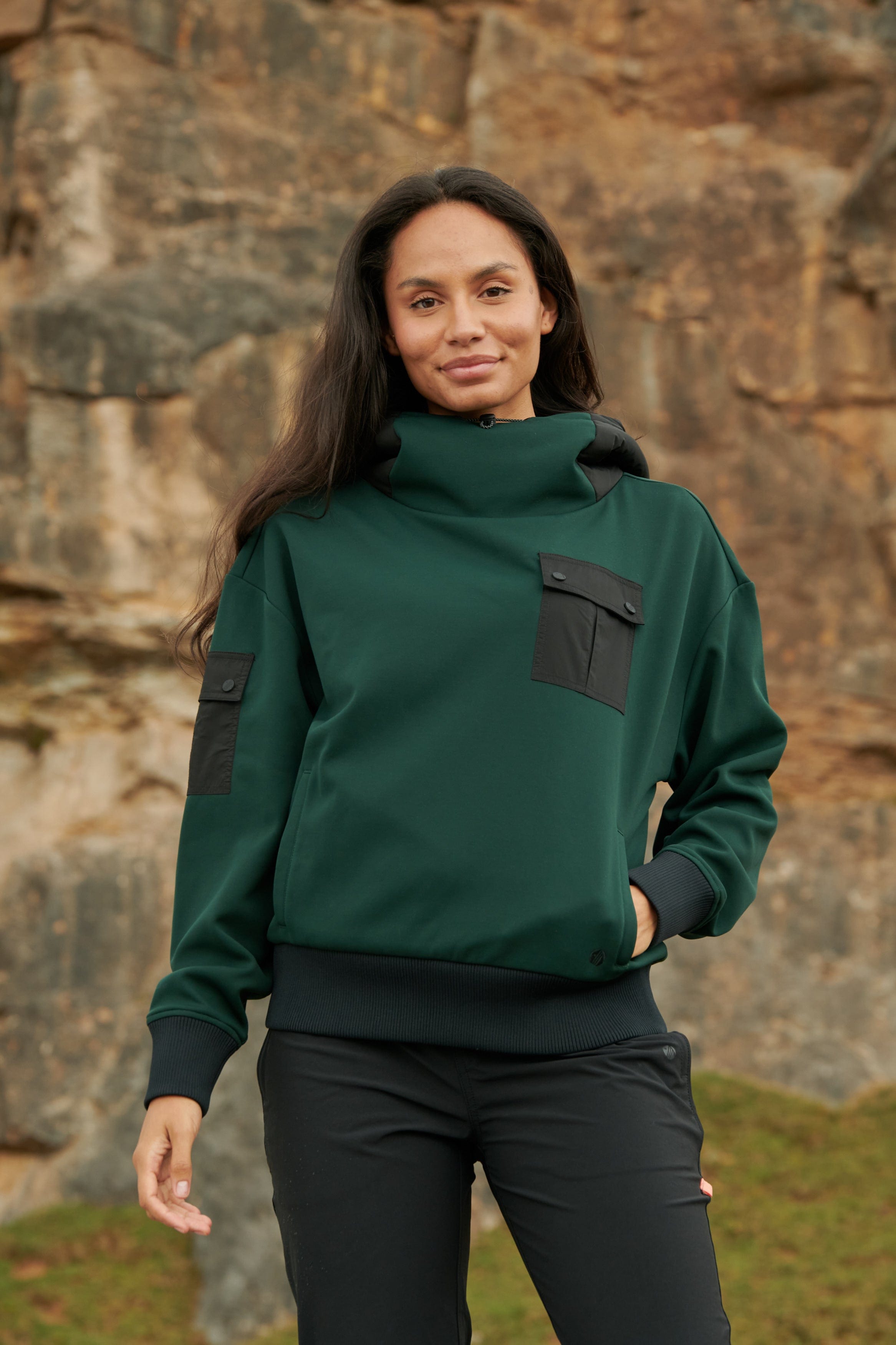 Go Explore Hoodie - Forest Green Sweatshirt