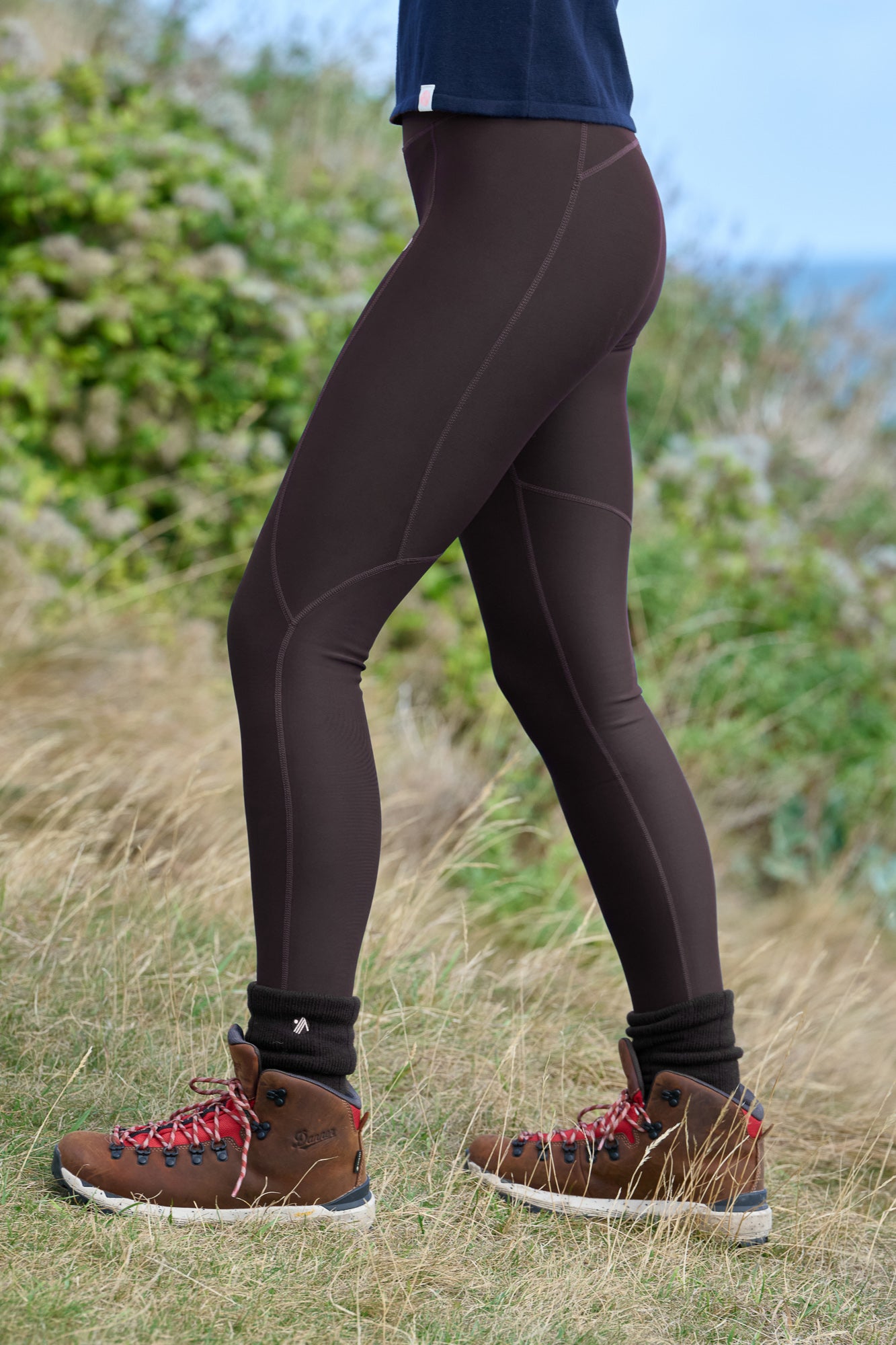 Thermal Altitude Leggings - 7/8 Length - Chocolate Plum
