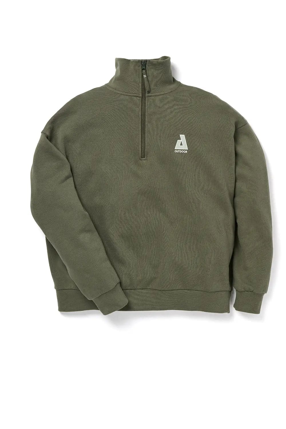 Retreat Quarter Zip Sweatshirt - Deep Sage Sweatshirt