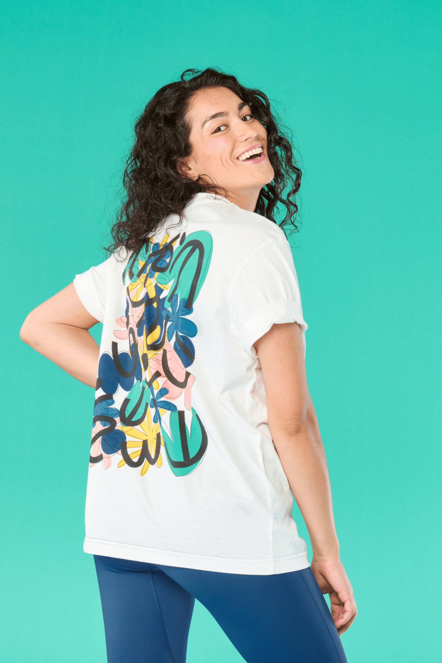 ACAI X Caroline Dowsett Outdoorsing Tee - Flowers T-Shirts