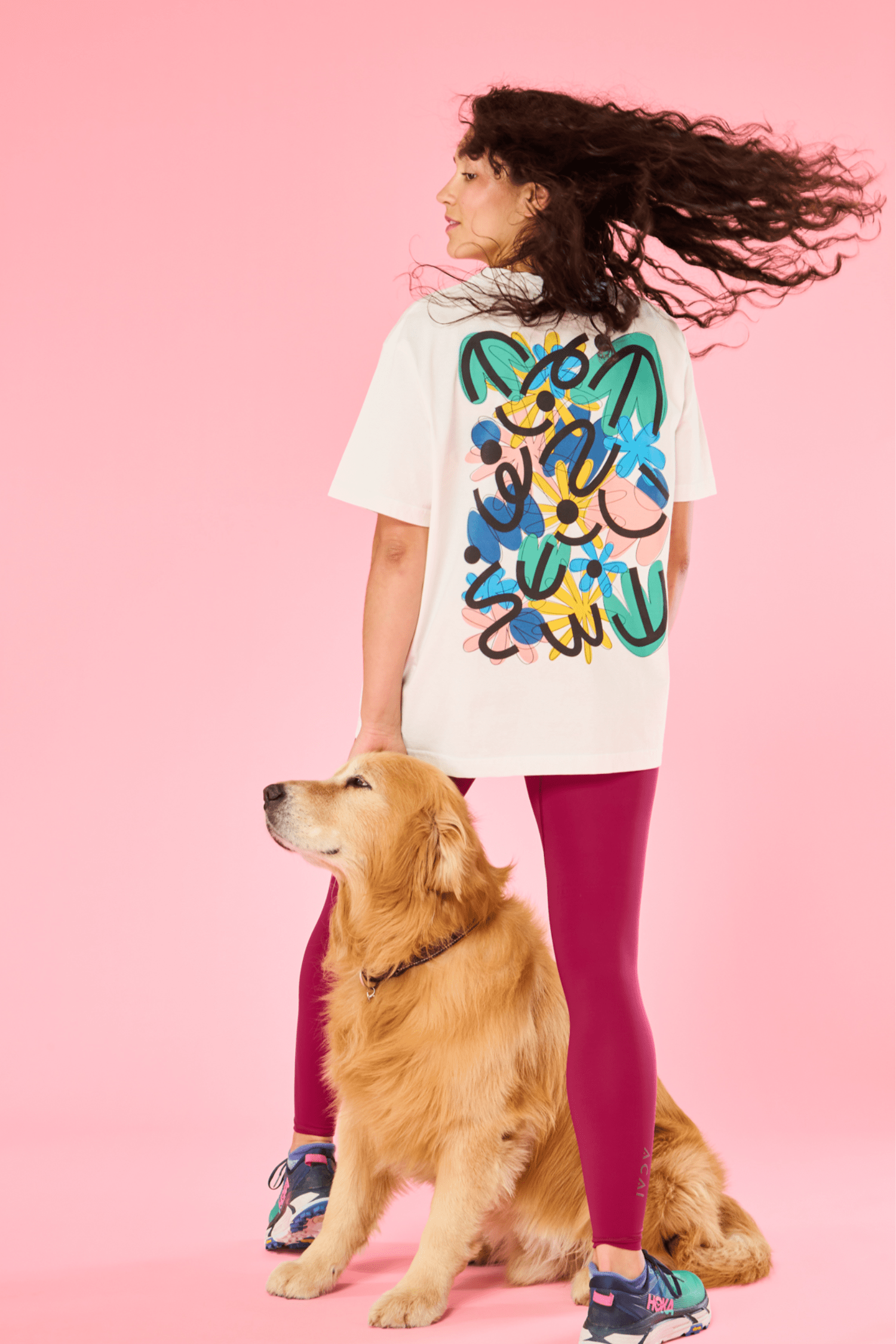 ACAI X Caroline Dowsett Outdoorsing Tee - Flowers T-Shirts